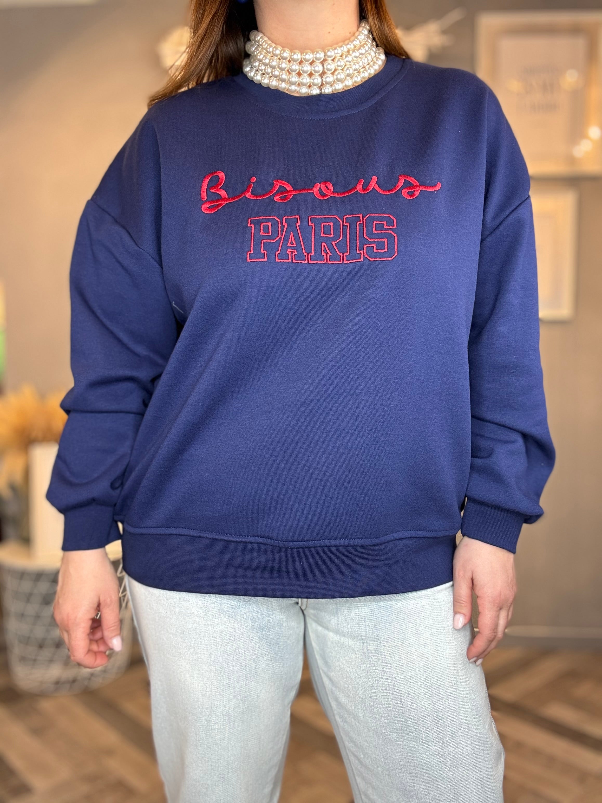 Lumina felpa Bisous Paris