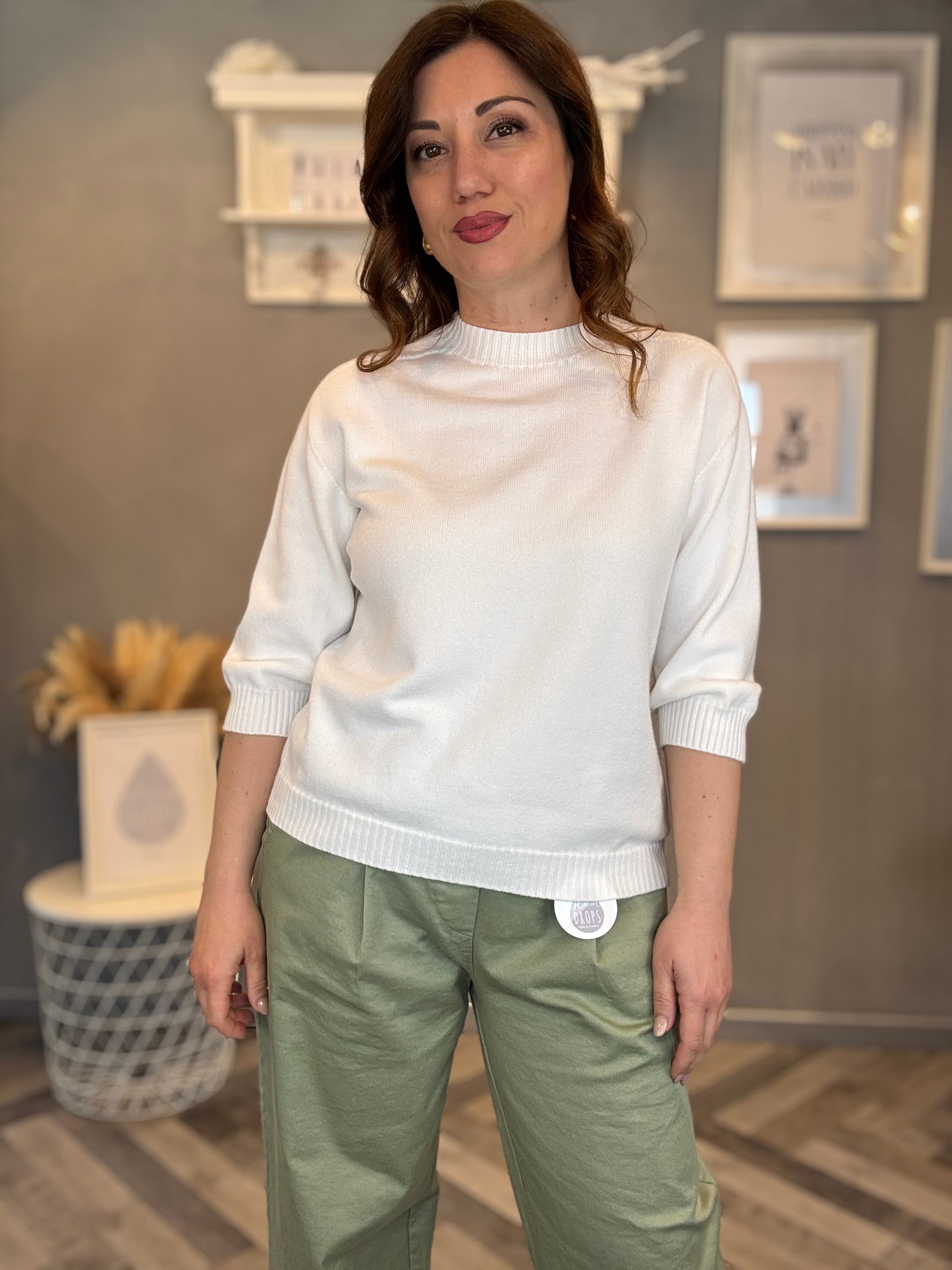 Maglioncino Essenza bianco