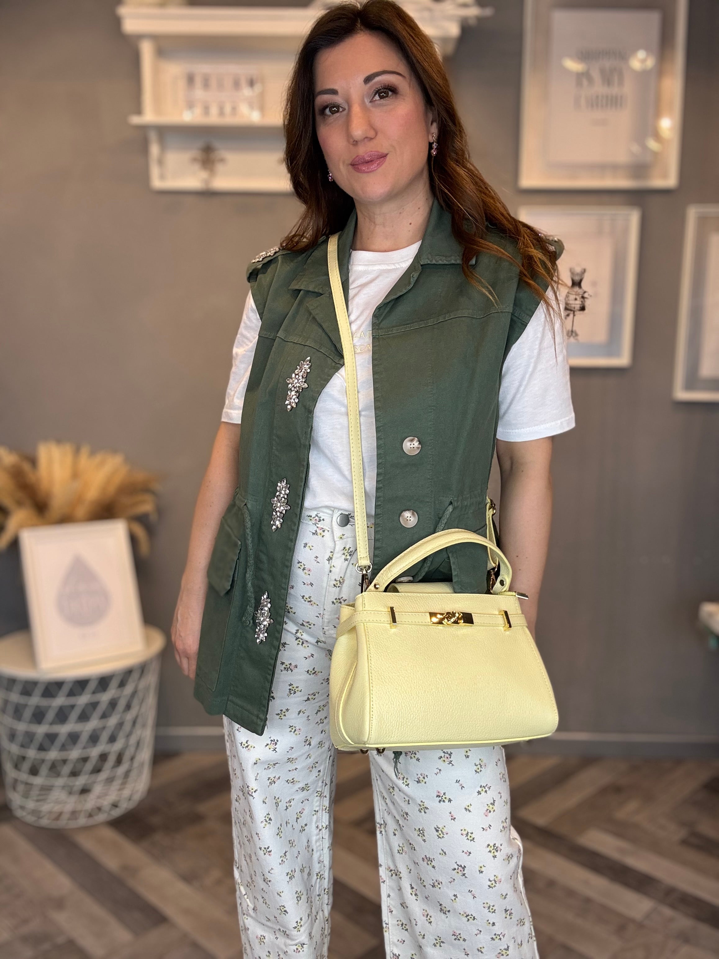 Borsa Grace in vera pelle