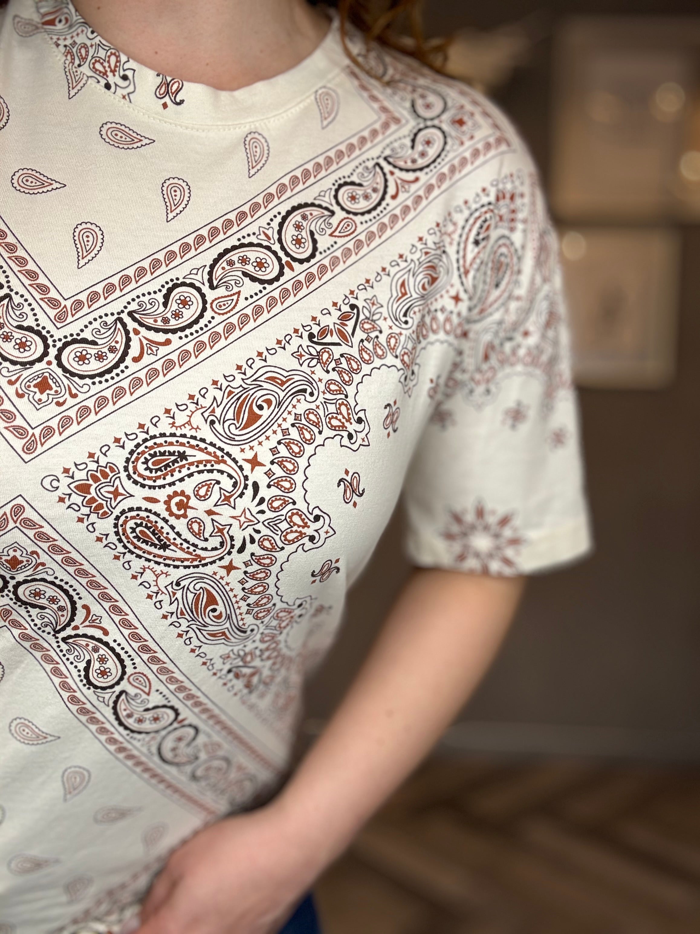 Lumina t-shirt bandana paisley