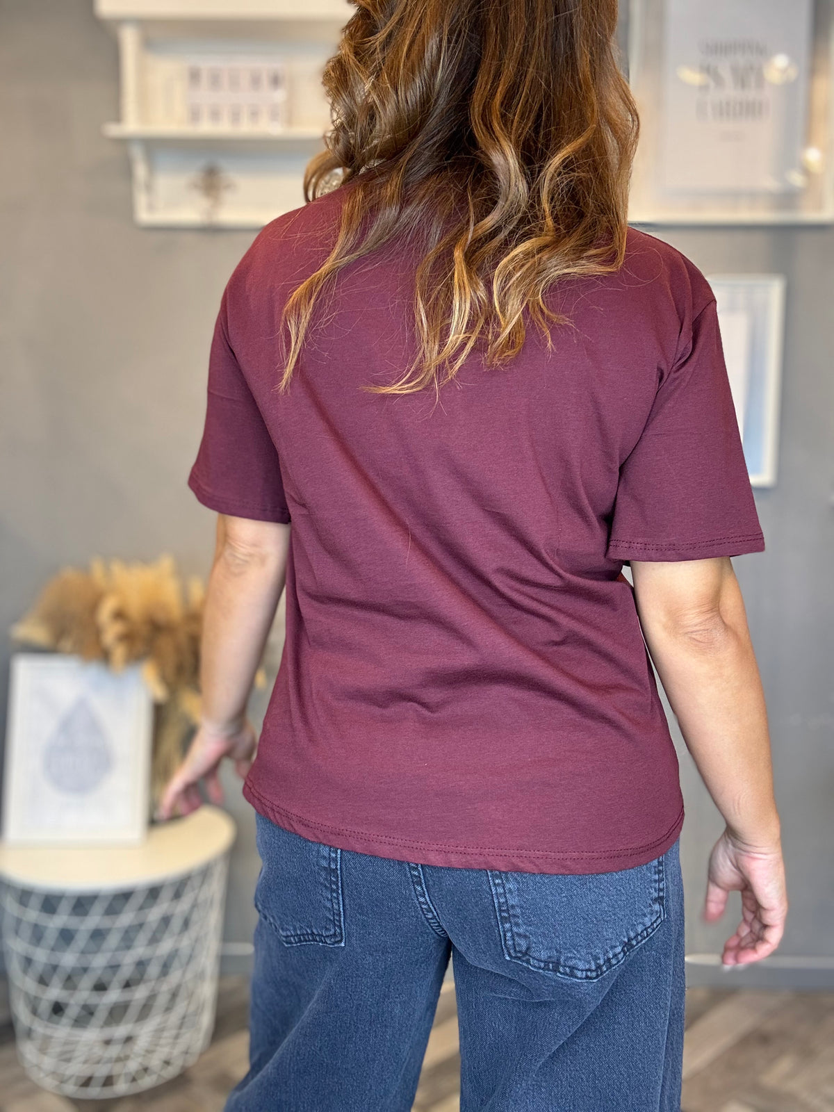 T-shirt Vivo di caffè e caos