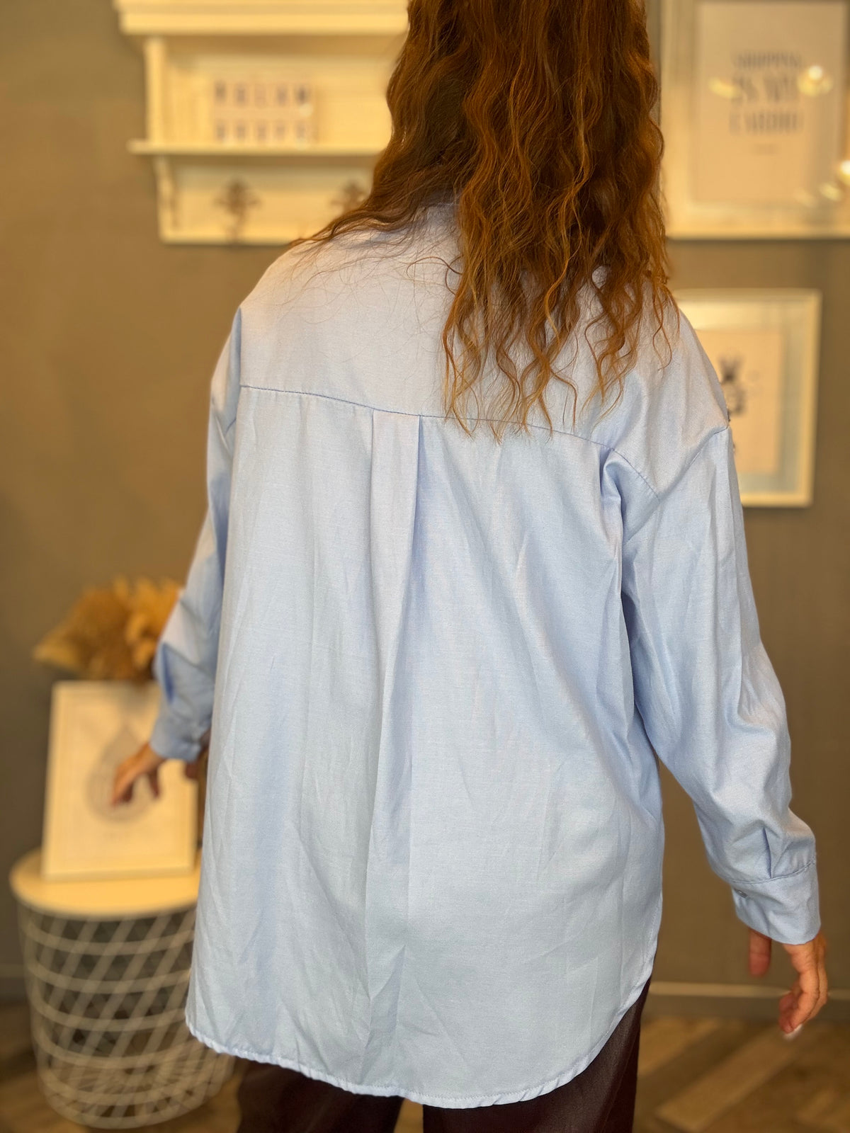 Camicia Oxford celeste