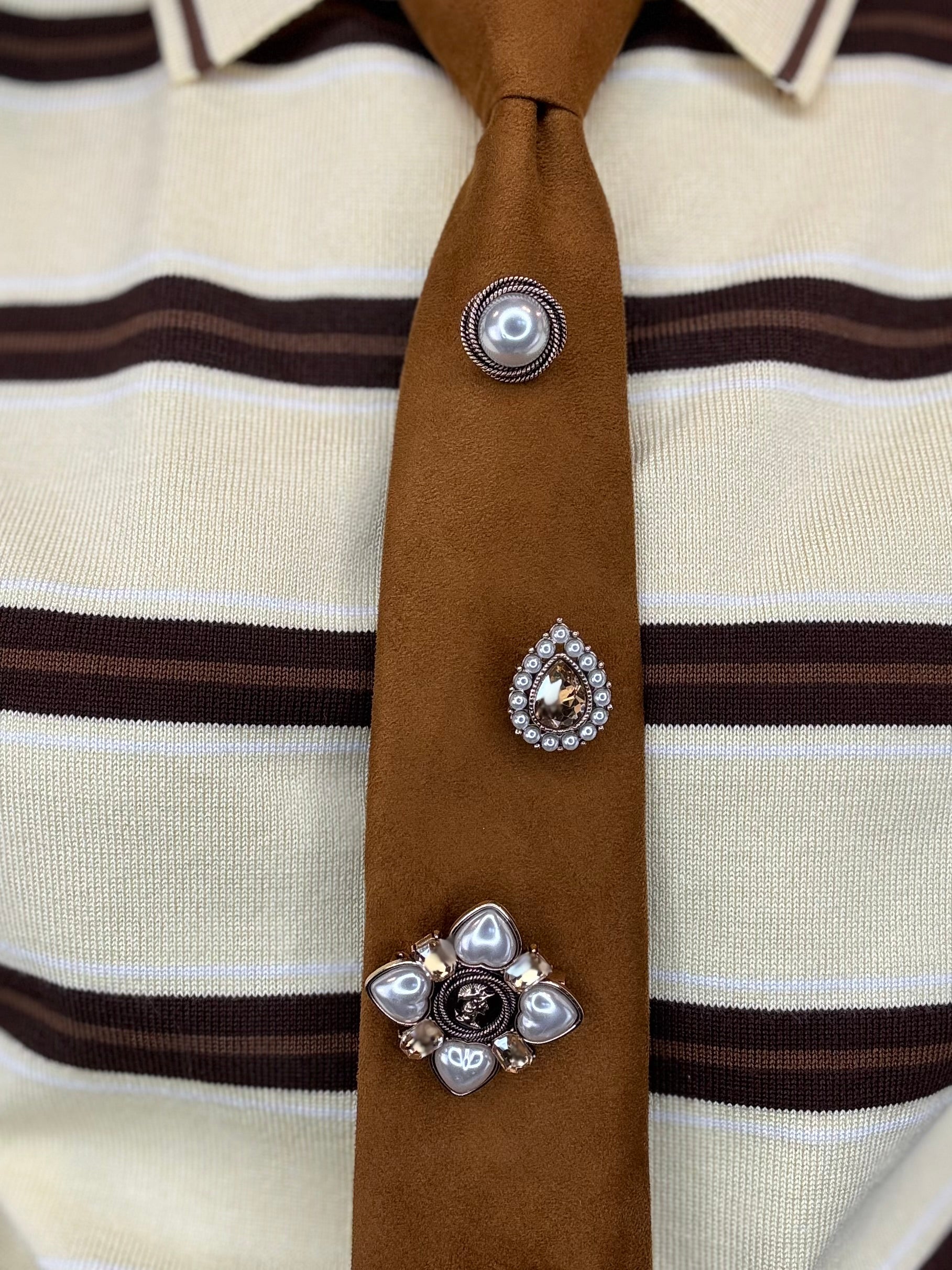 Set spille perle e cristalli