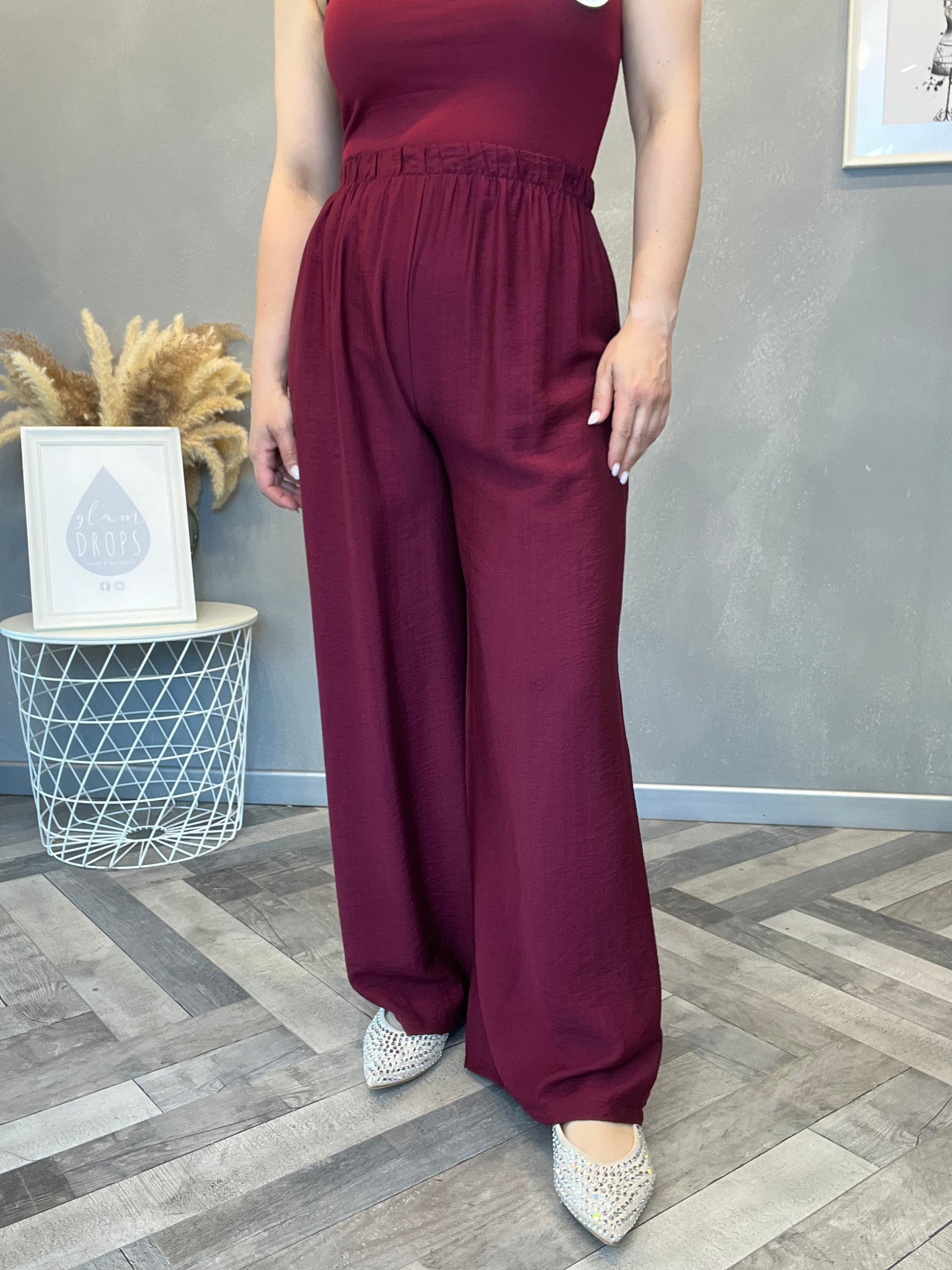 Pantalone Aurora borgogna