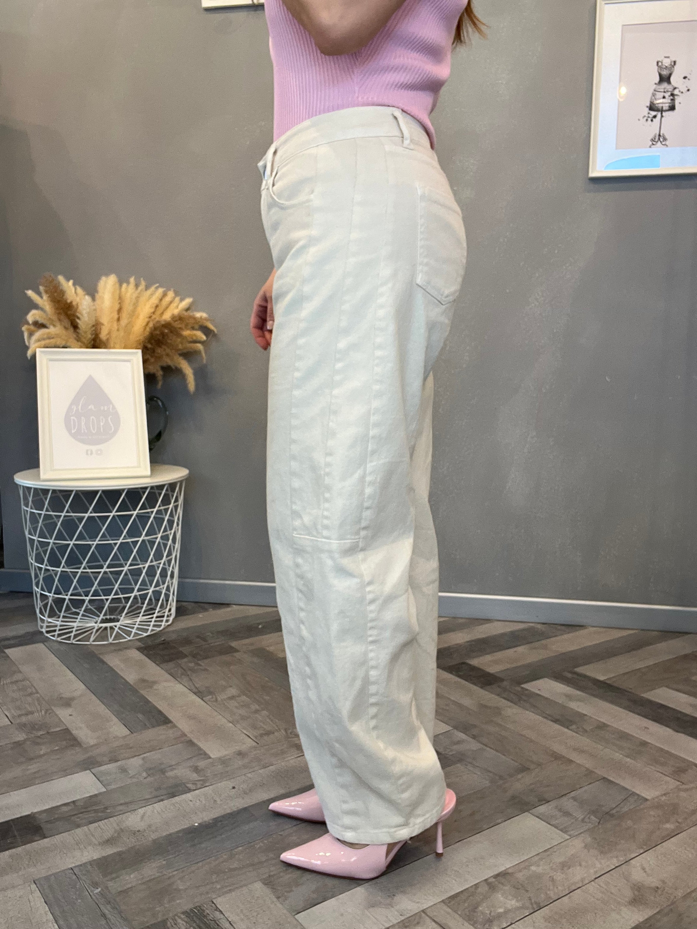 Jeans barrel burro