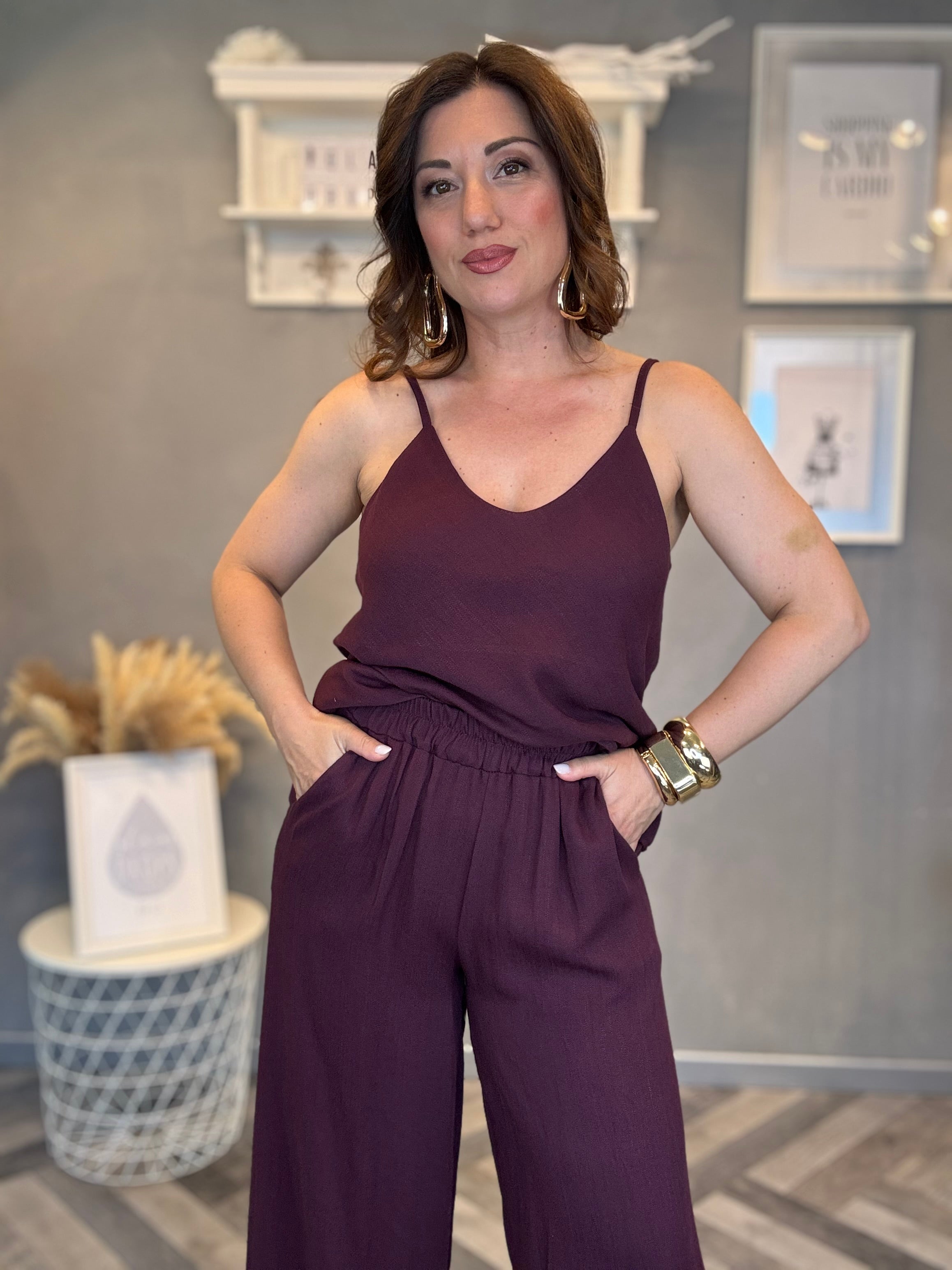 Pantalone Borgogna