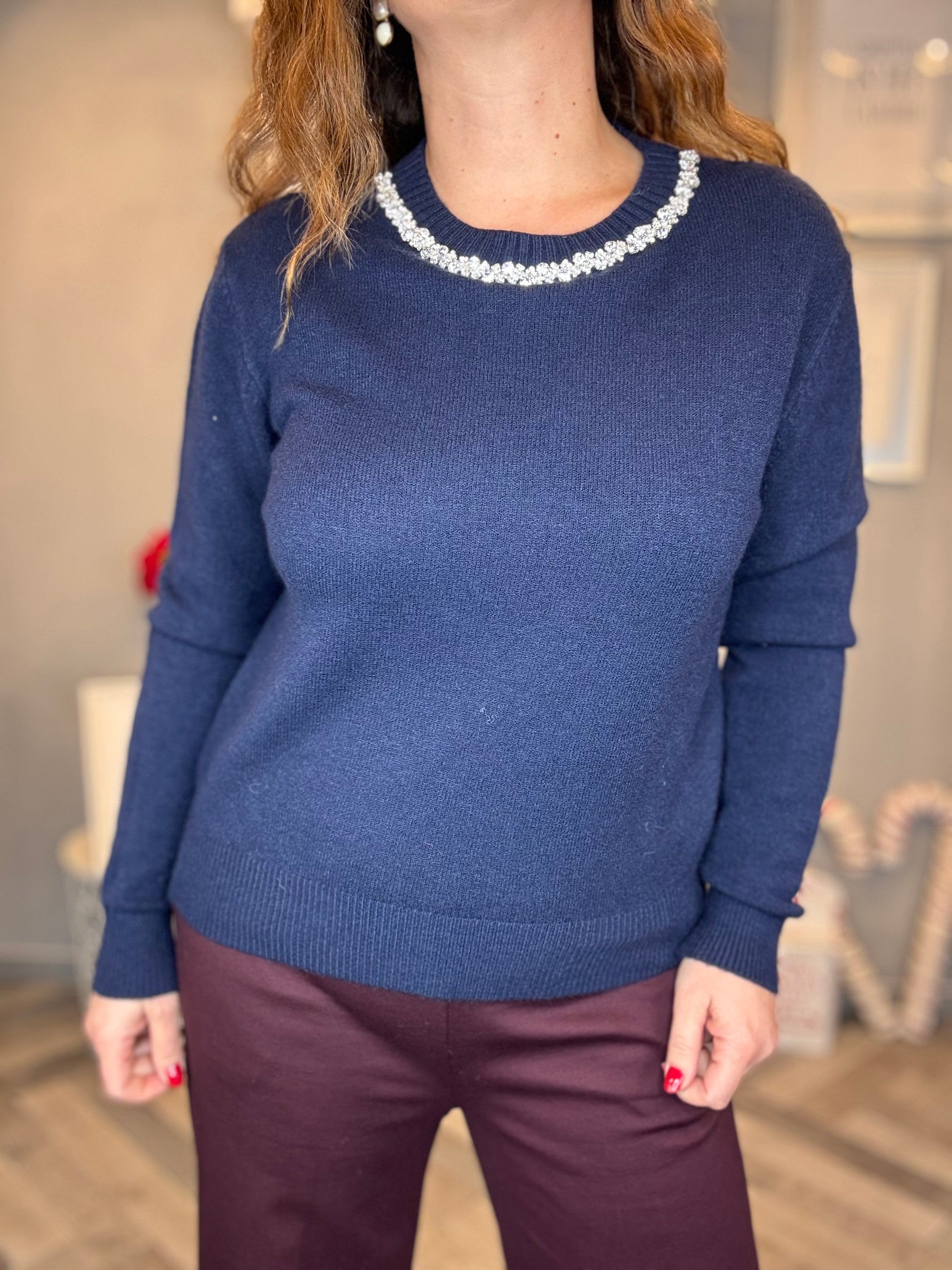 Maglioncino collo Diamonds