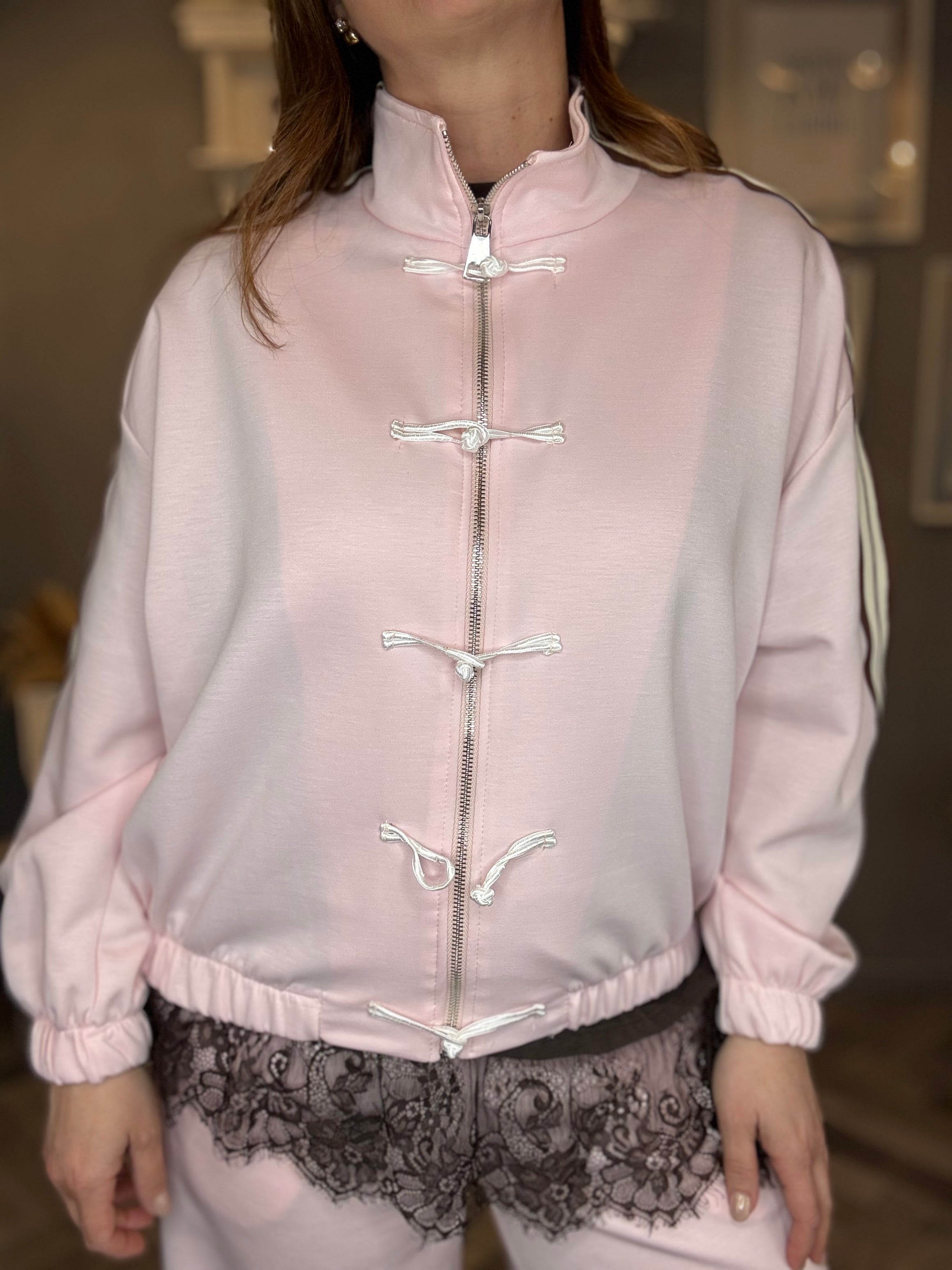 Tuta alamari rosa