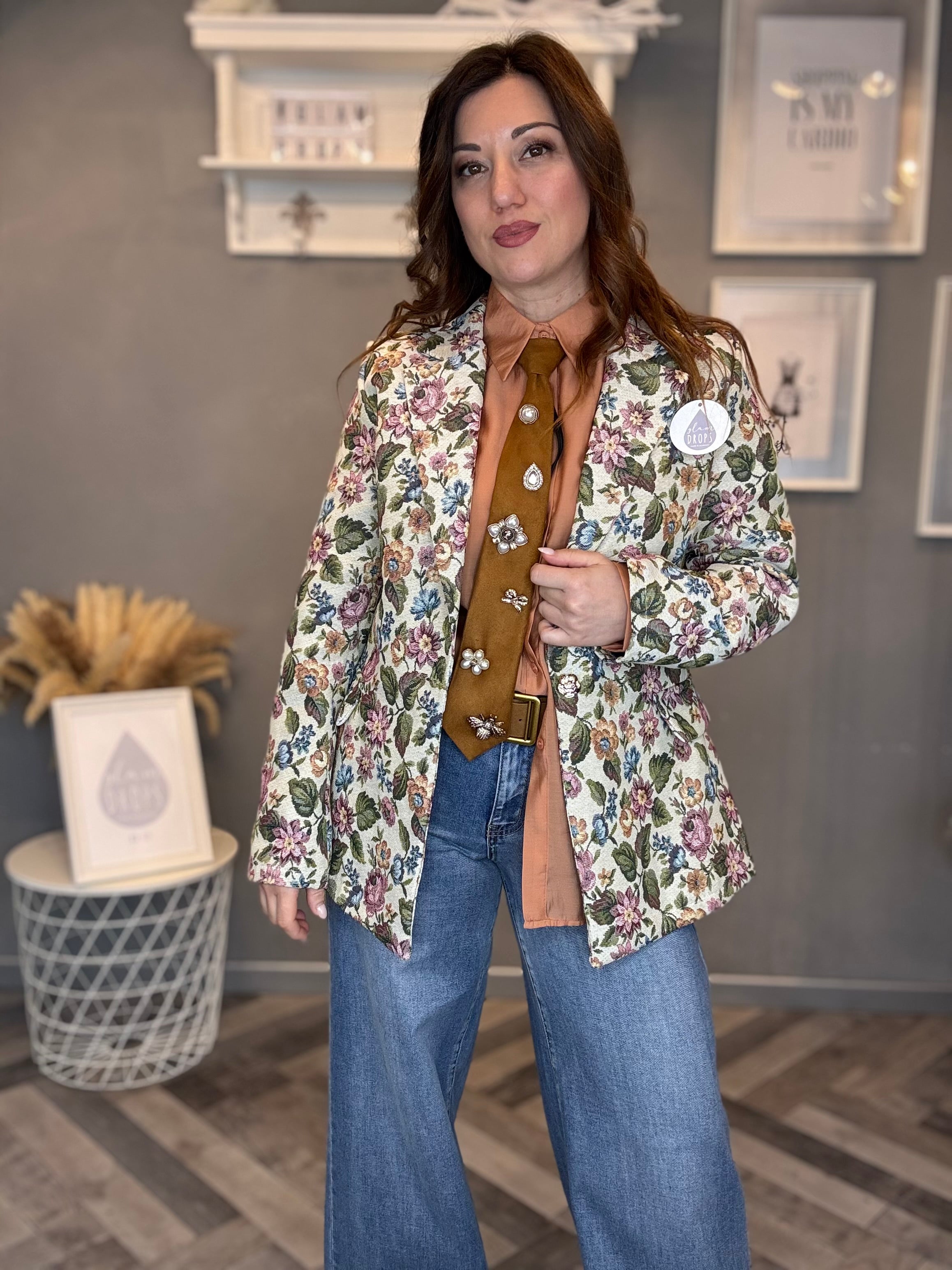 Set spille fiore, fiocco e ape