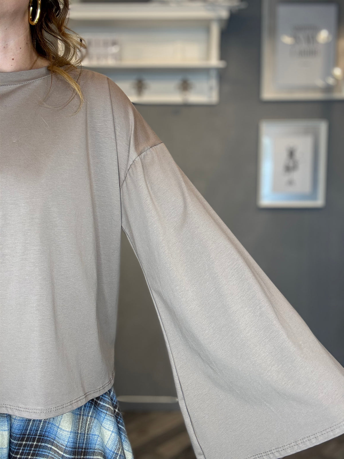 T-shirt Bell biscotto