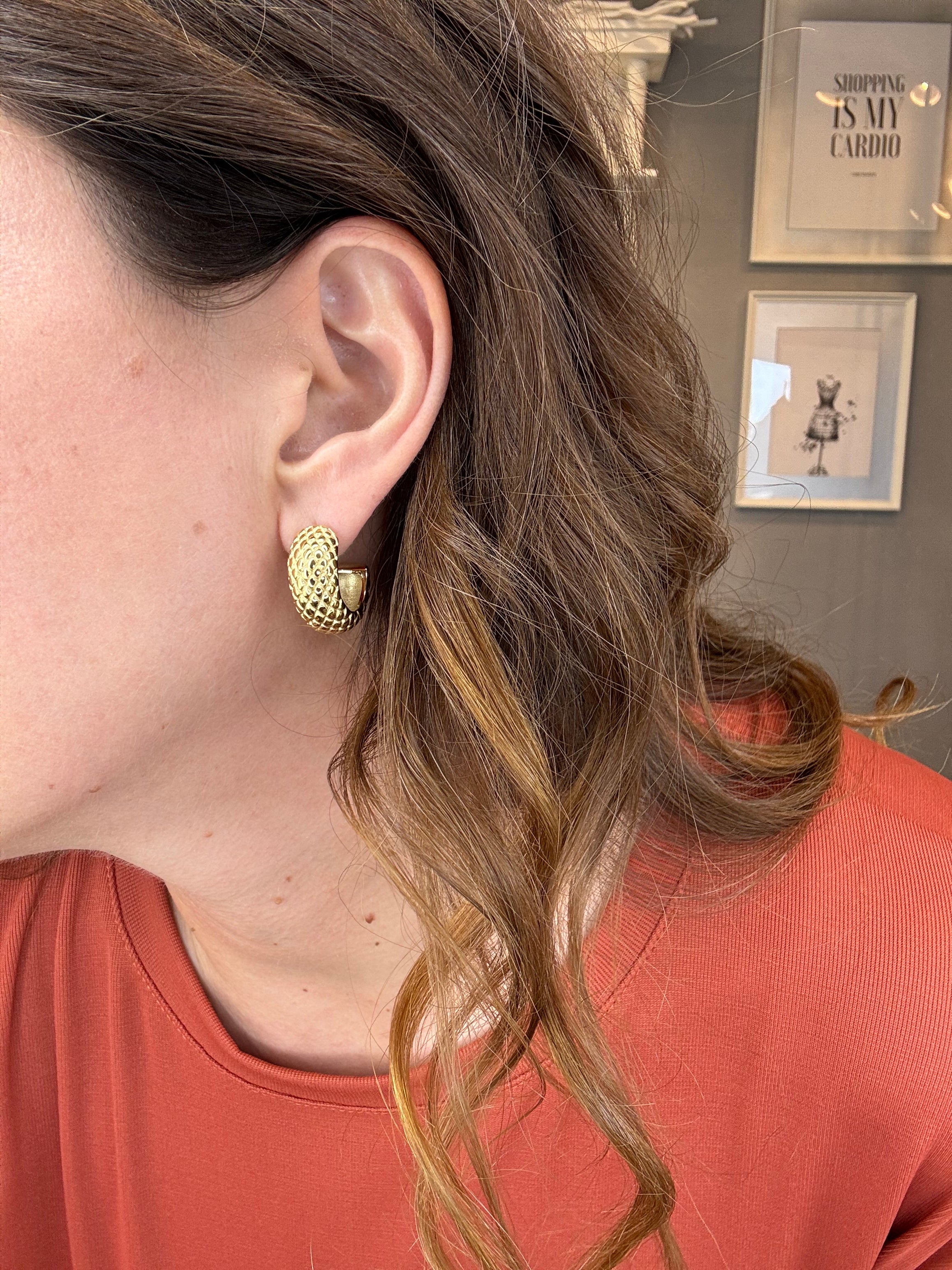 Orecchini Snake gold