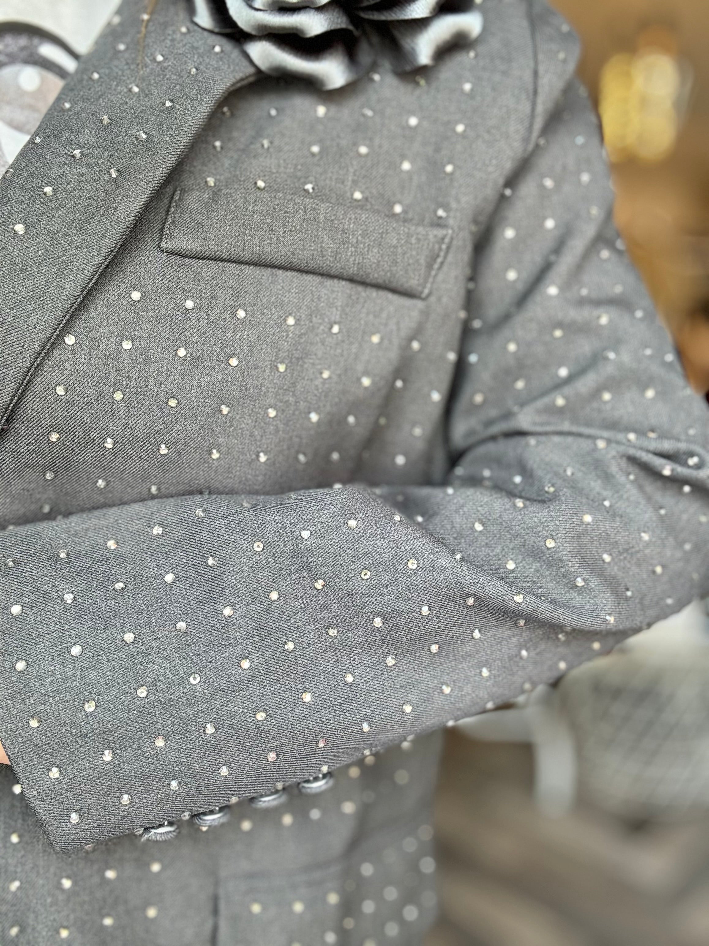 Blazer grey Diamonds