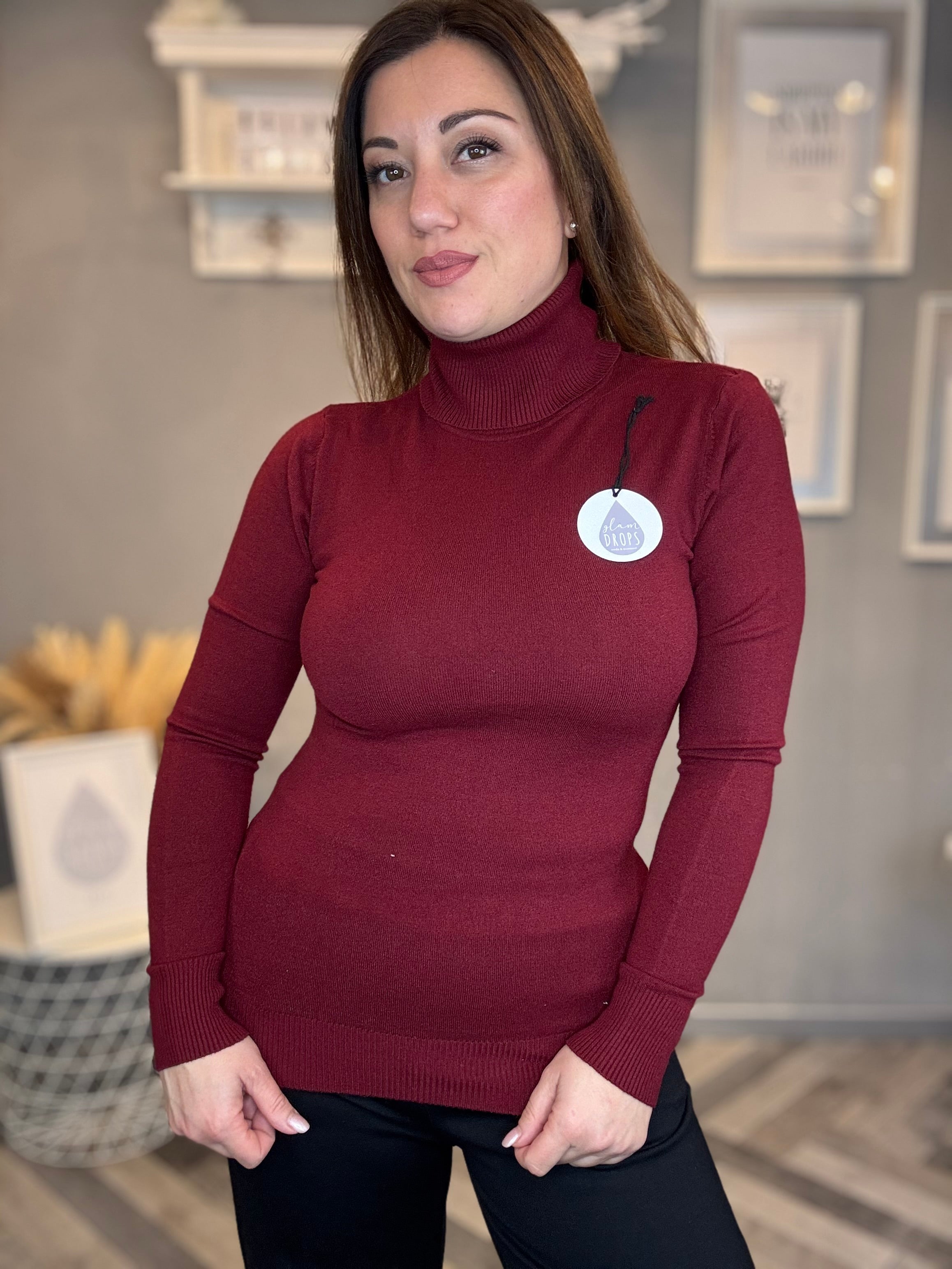 Lupetto basic bordeaux