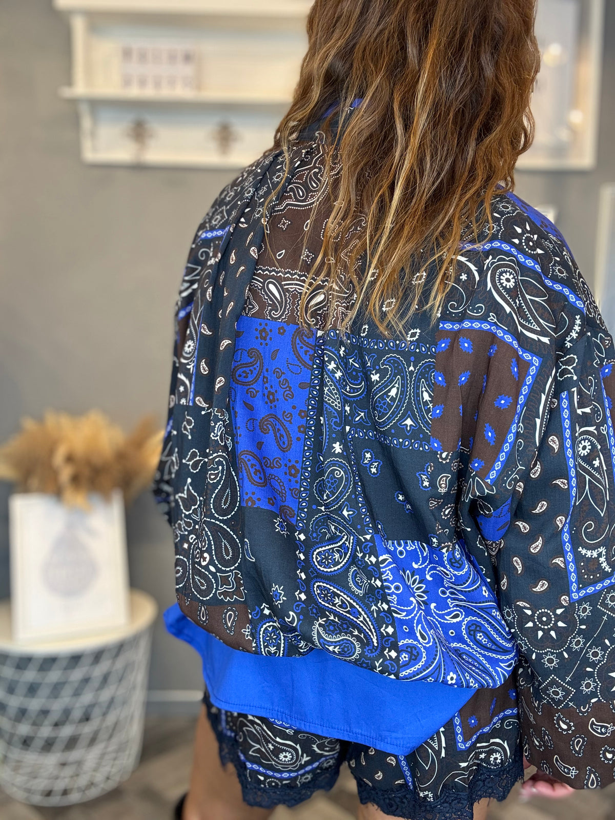 Lumina bomber bandana blu