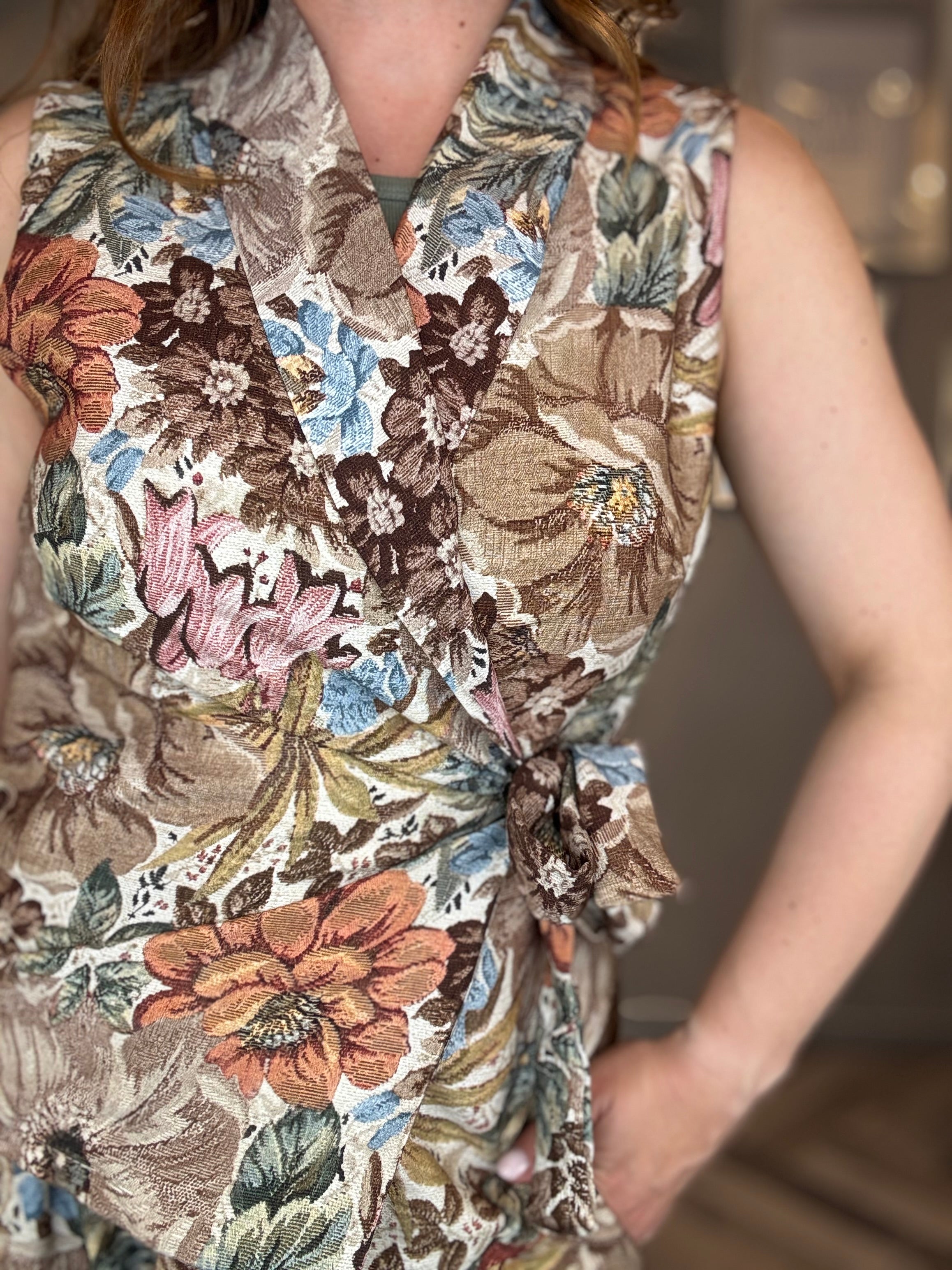Coordinato Floreale Boho beige