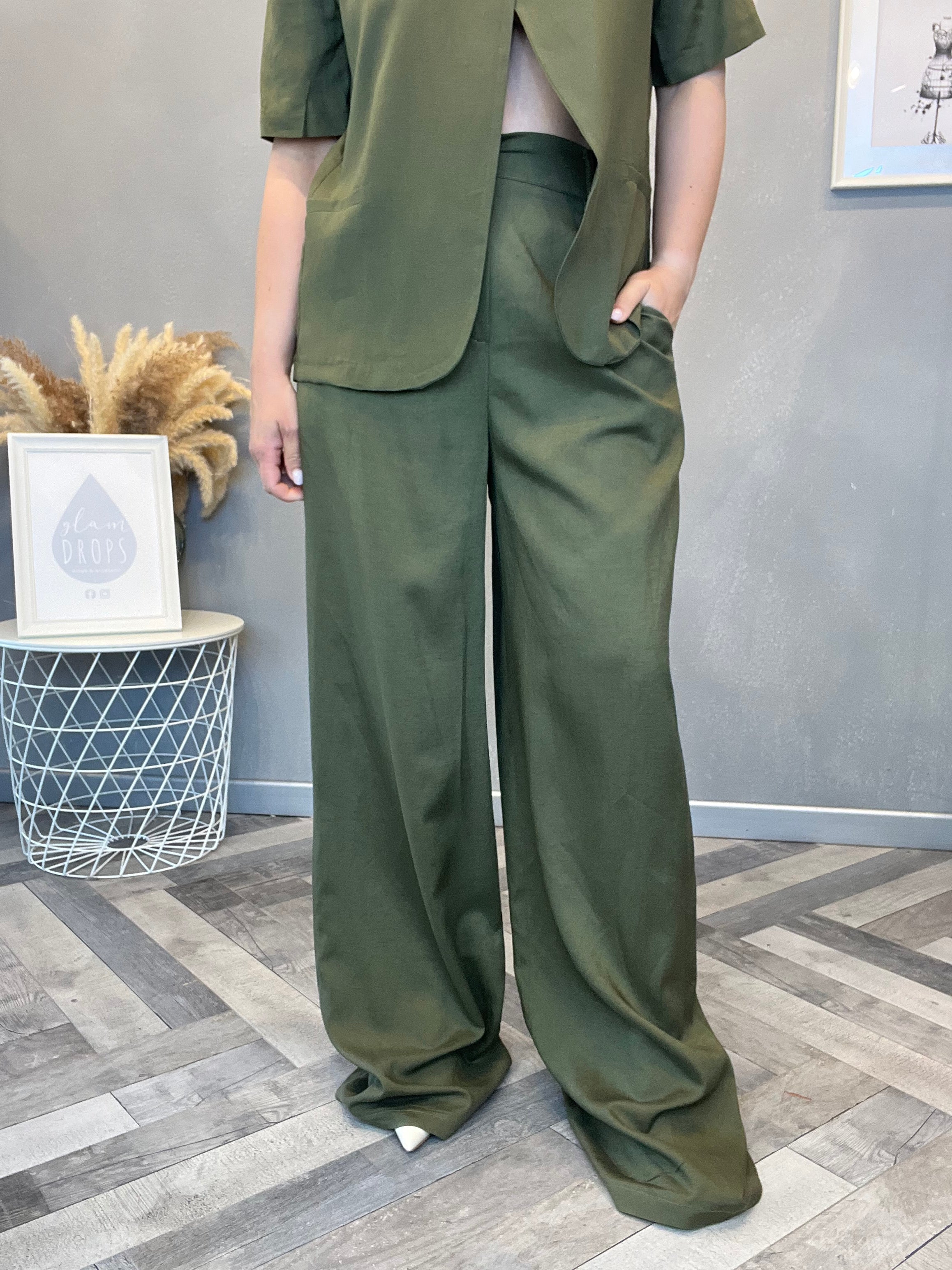 Set Icona verde militare