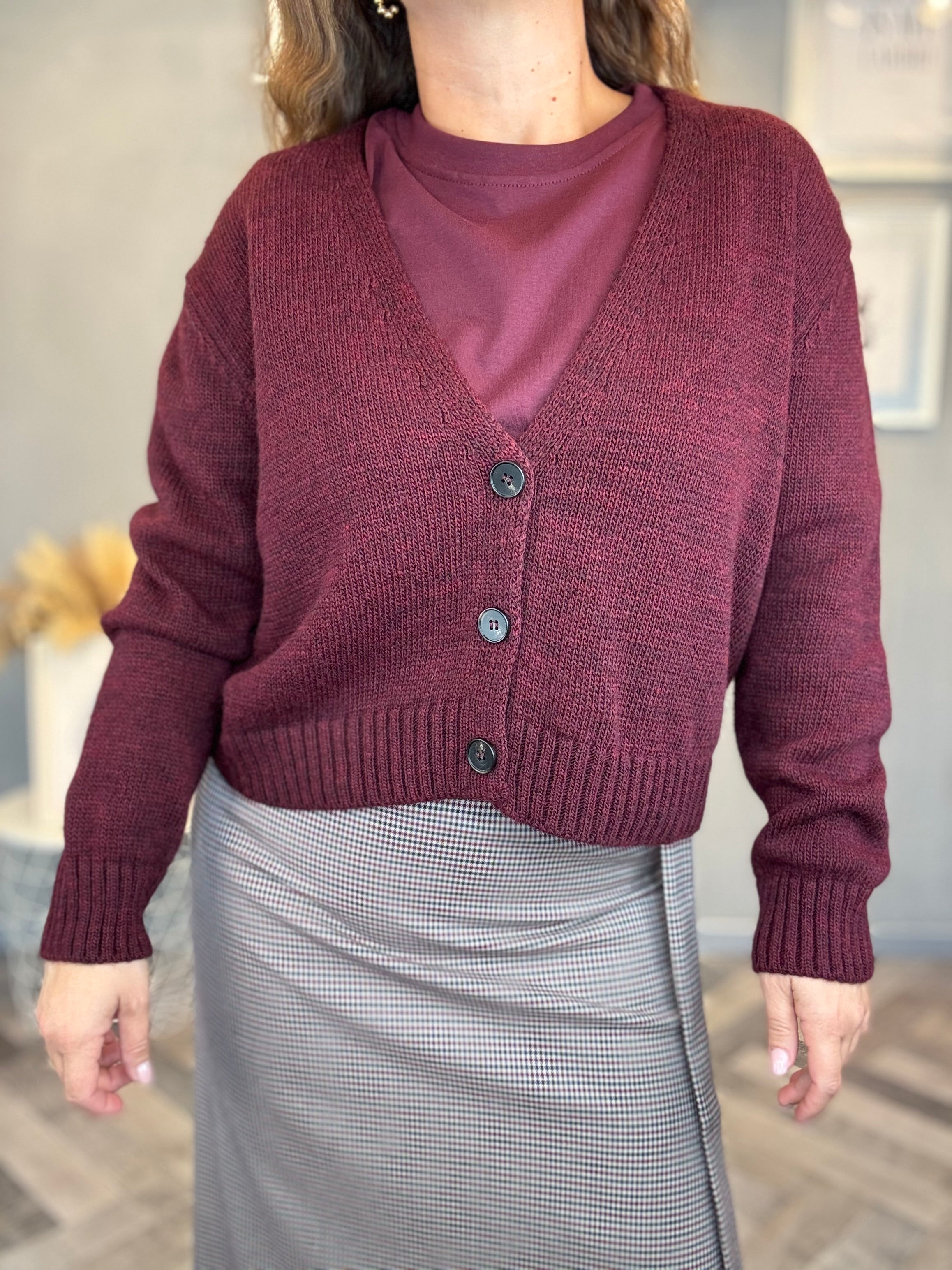 Cardigan a 3 bottoni