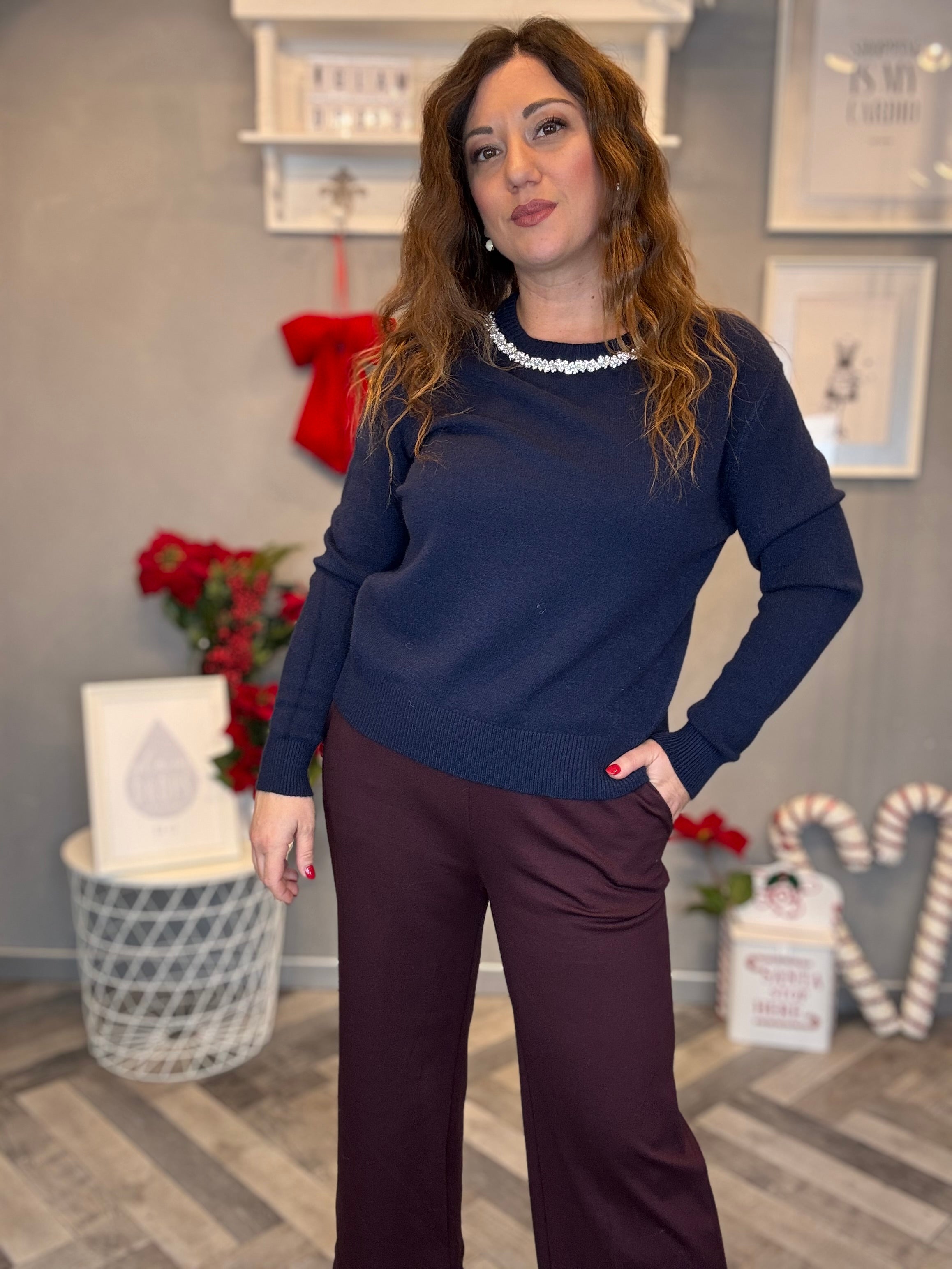 Maglioncino collo Diamonds