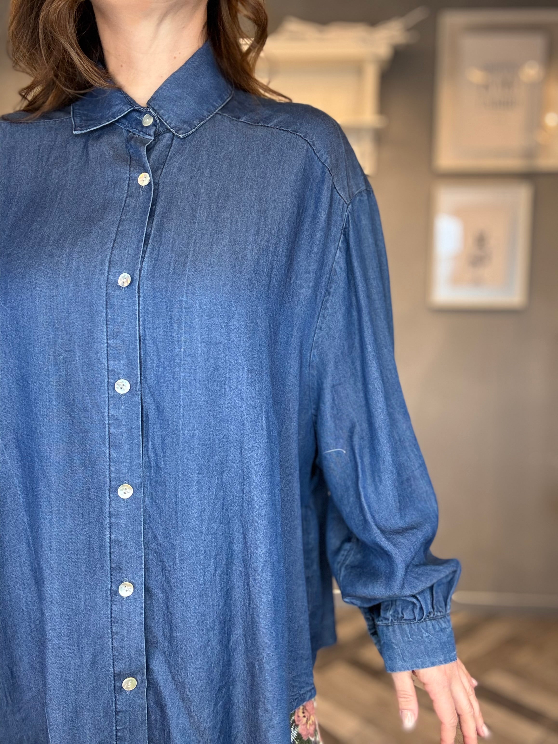 Camicia over denim soft