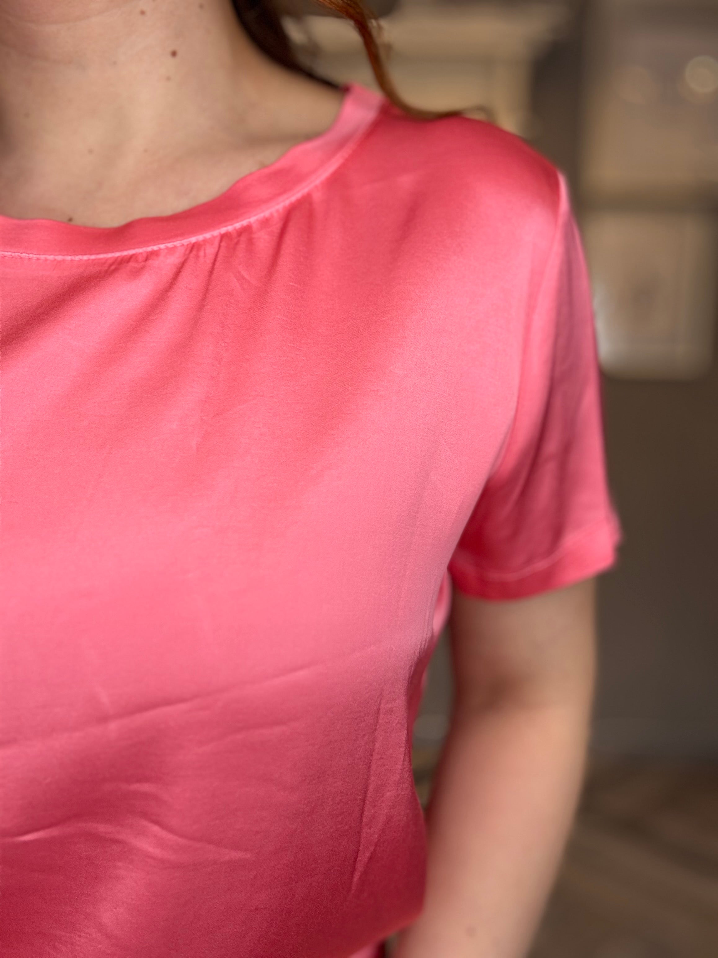 Blusa Vicky in raso di viscosa