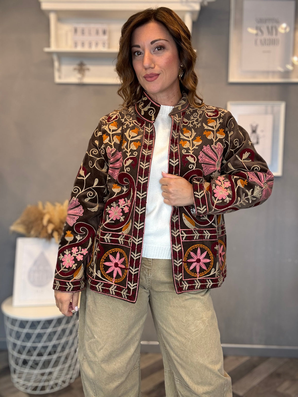 Giacca BOHÈME tortora