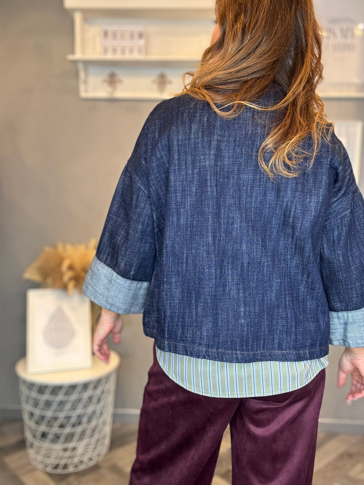 Giacca Diamond denim