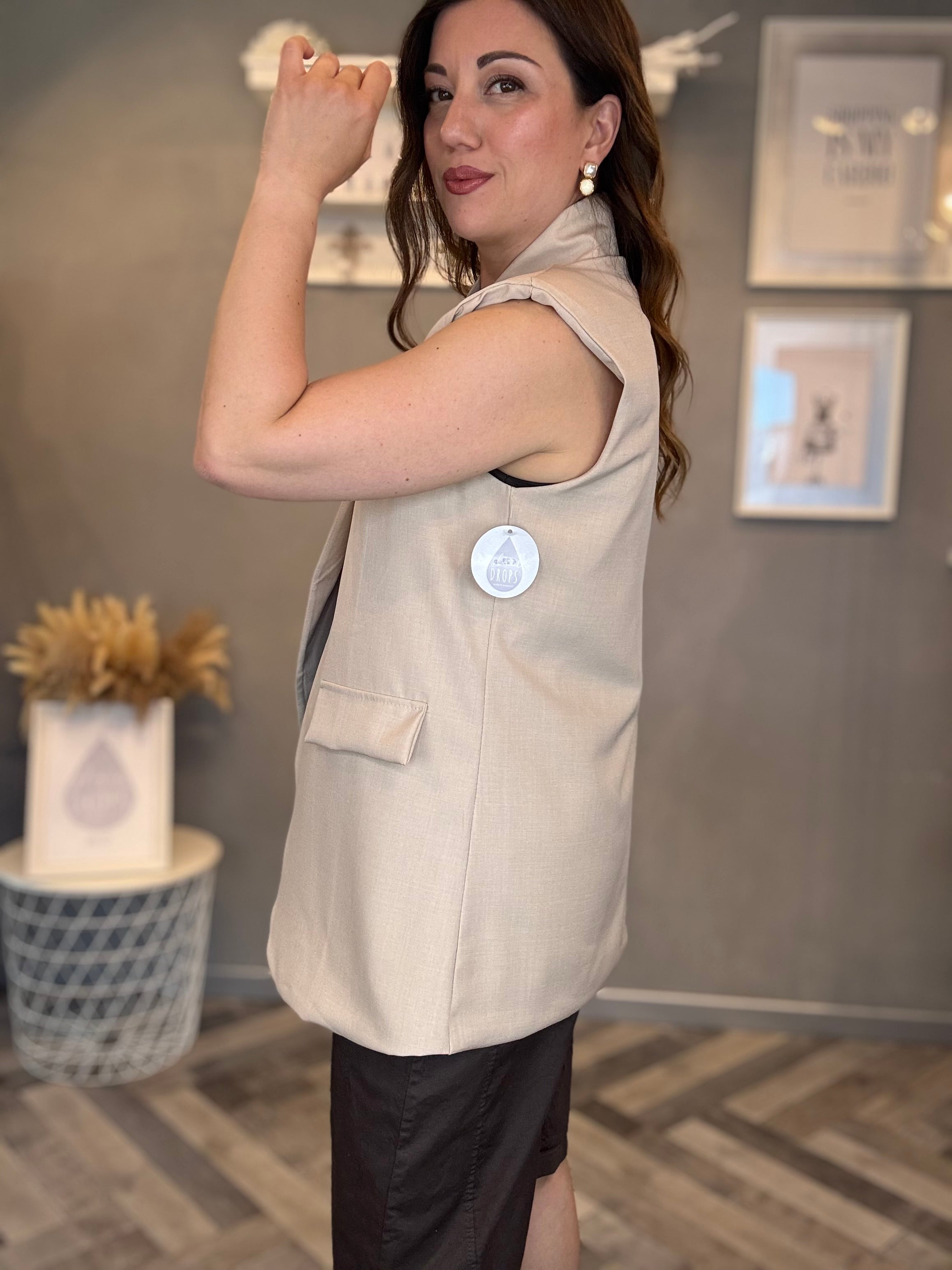 Gilet Elegance beige