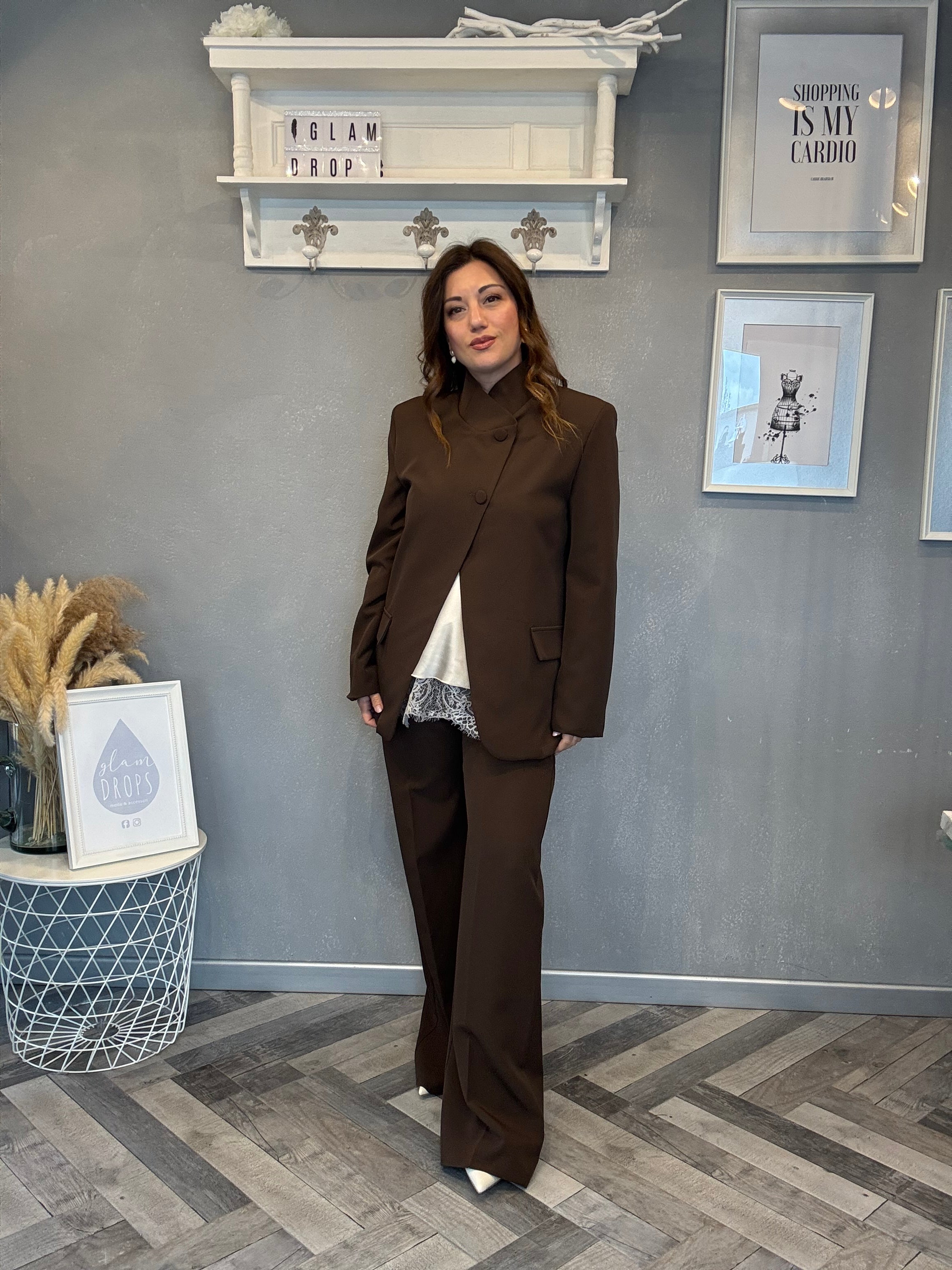 Tailleur Elegance cioccolato