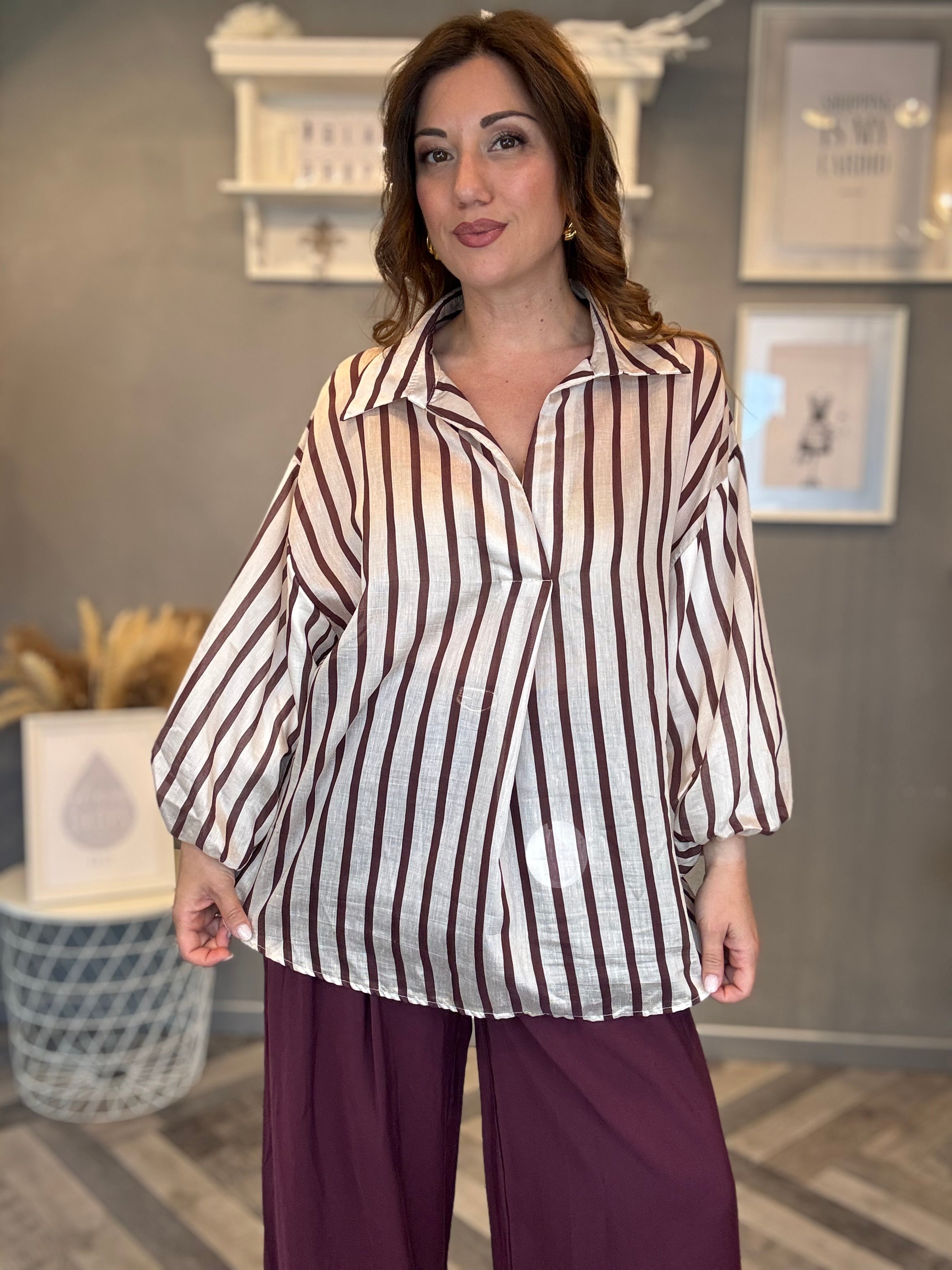 Blusa Riga Wine