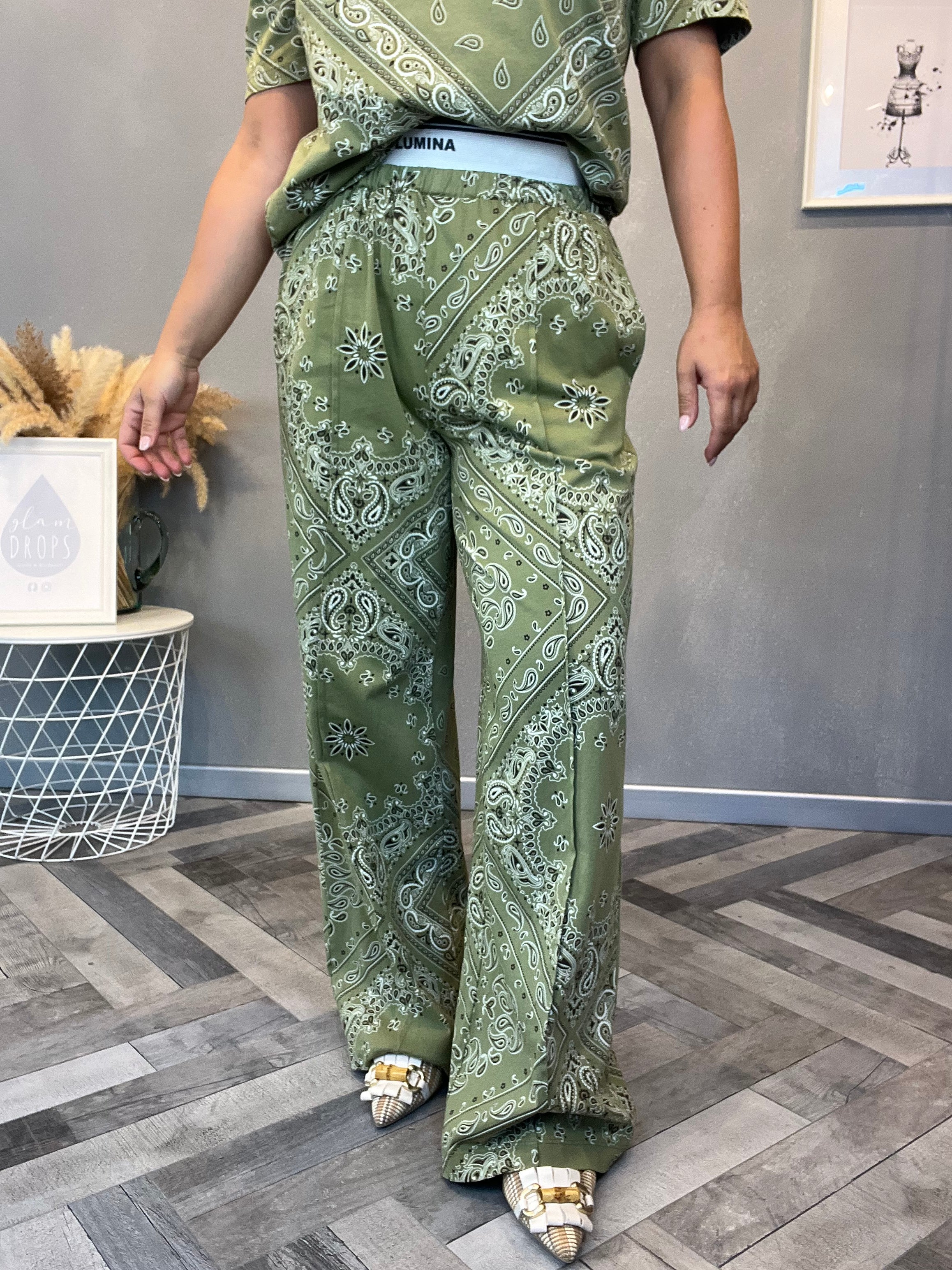 Lumina pantaloni paisley bandana