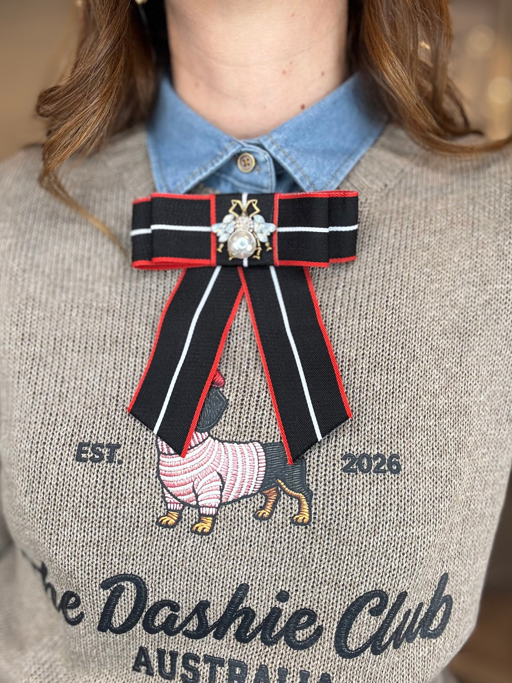 Spilla fiocco ape gioiello