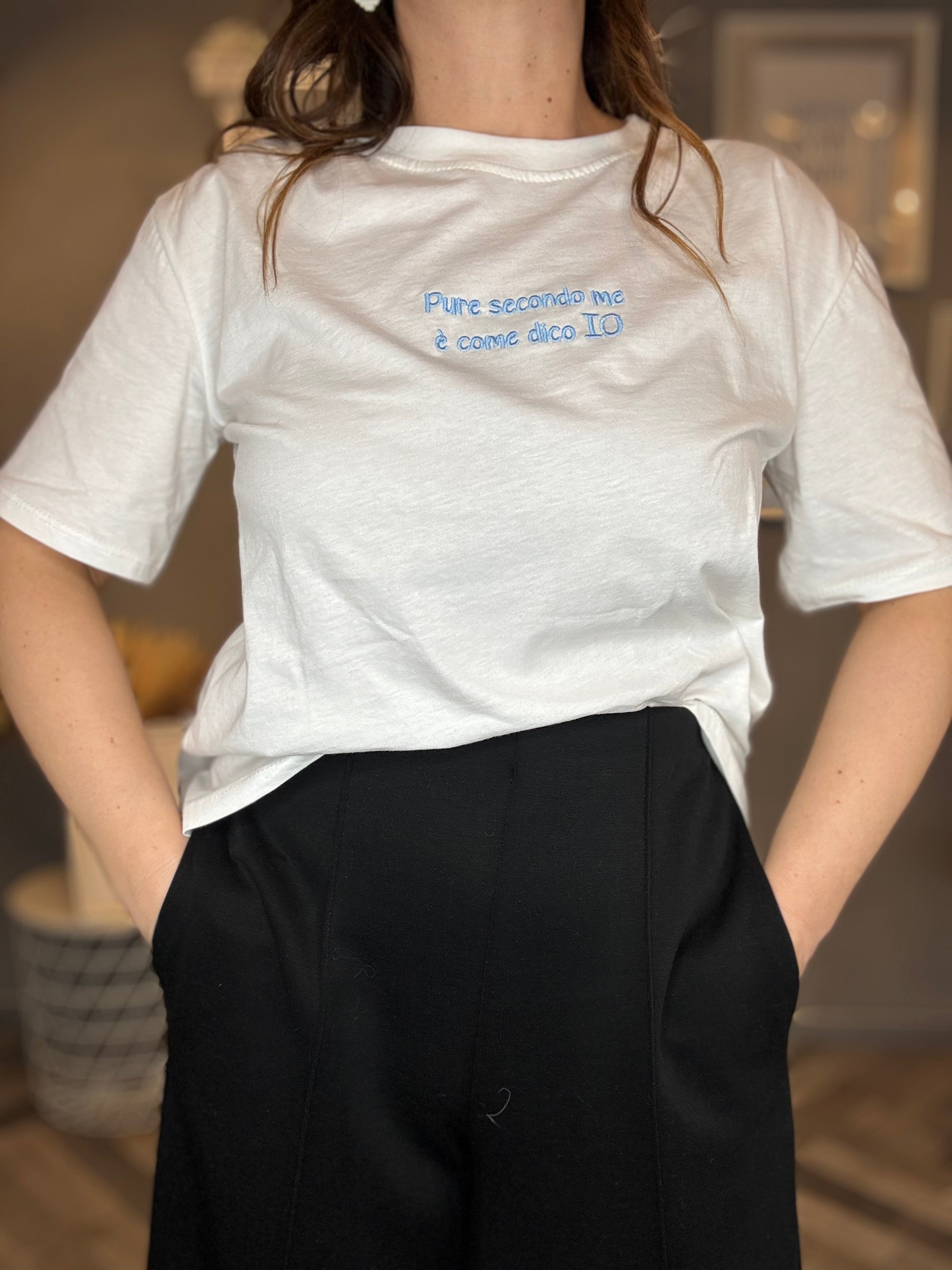 Pantalone palazzo punto Milano nero