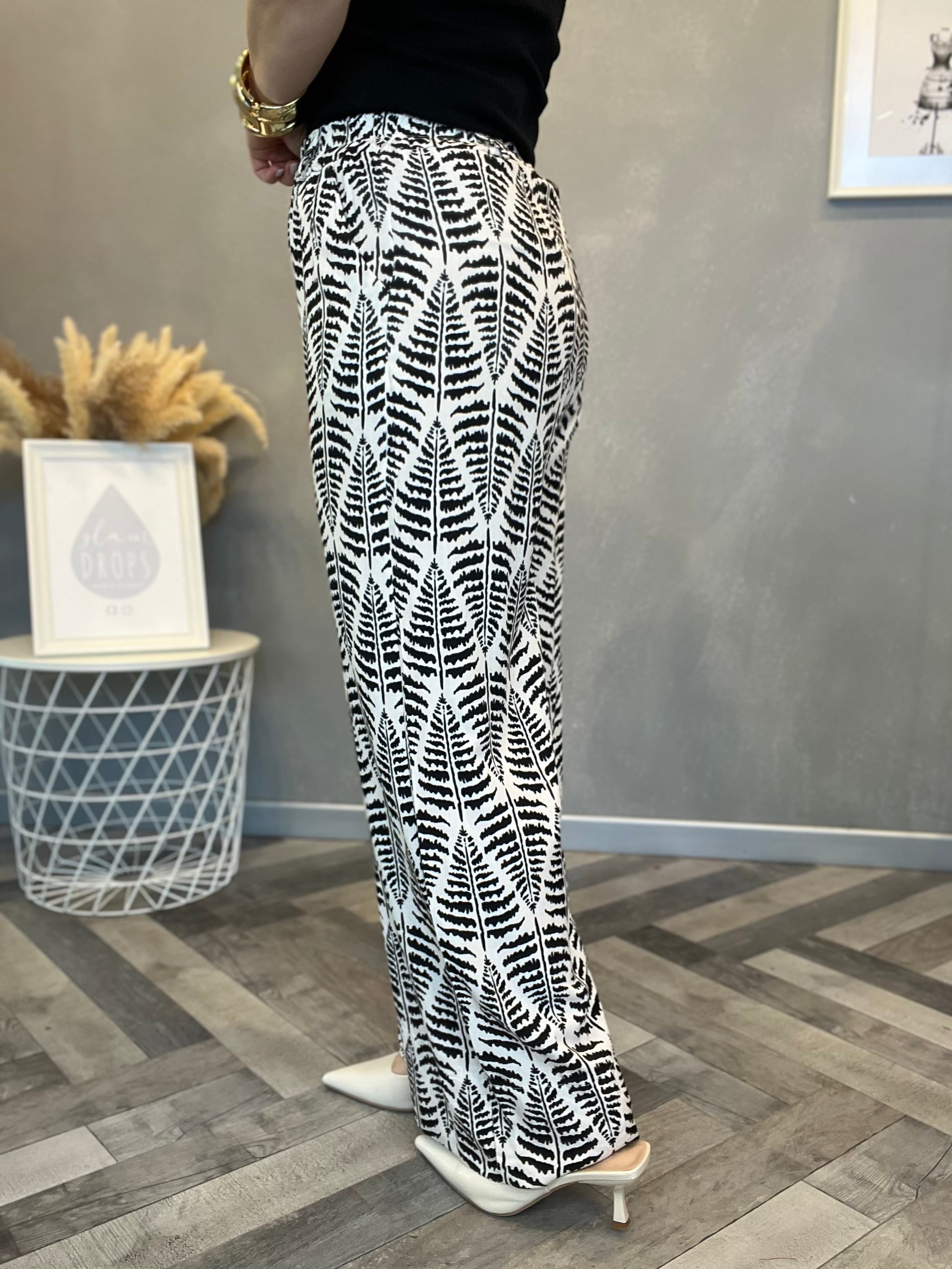 Pantalone felce nero