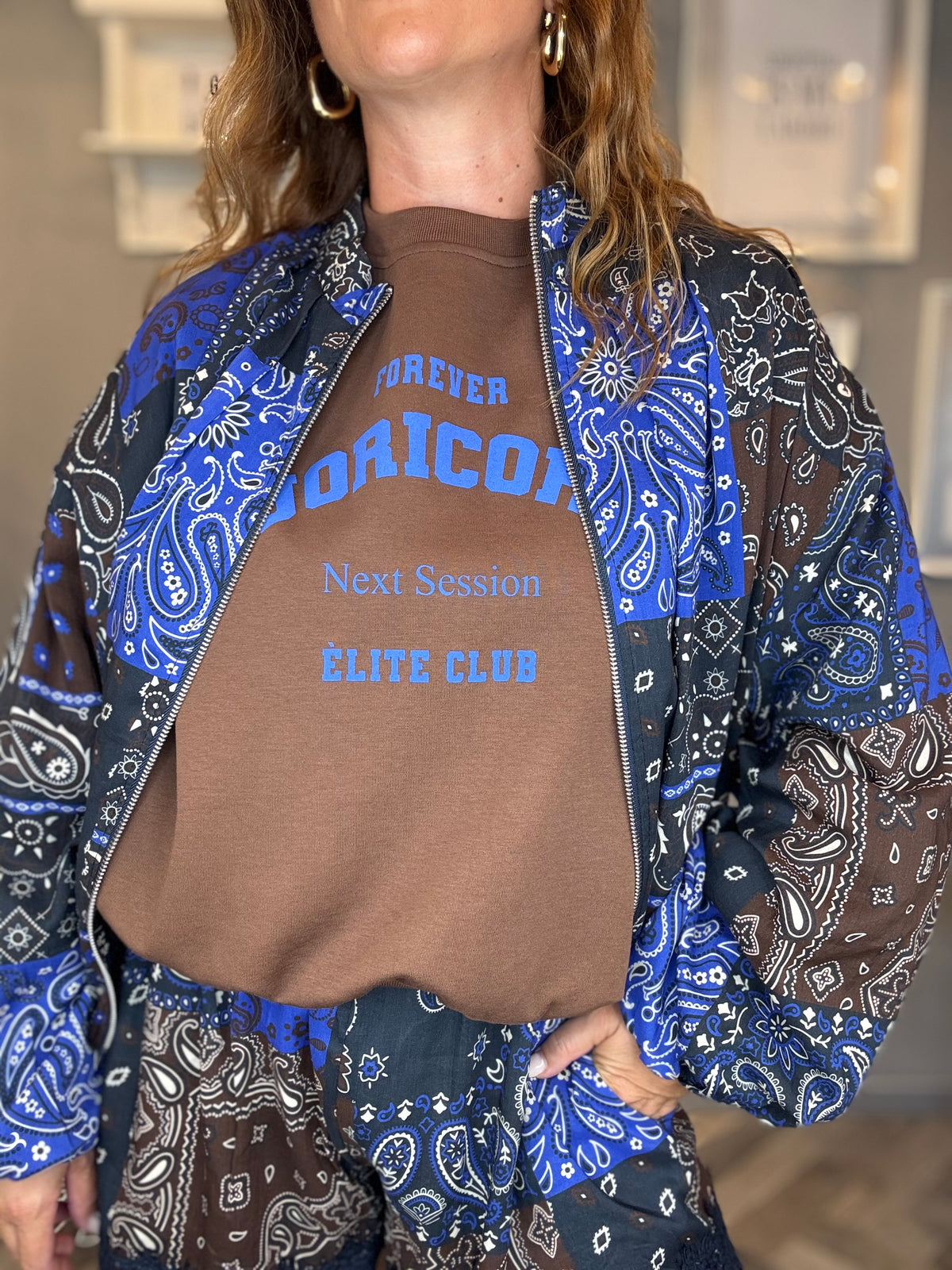Lumina bomber bandana blu