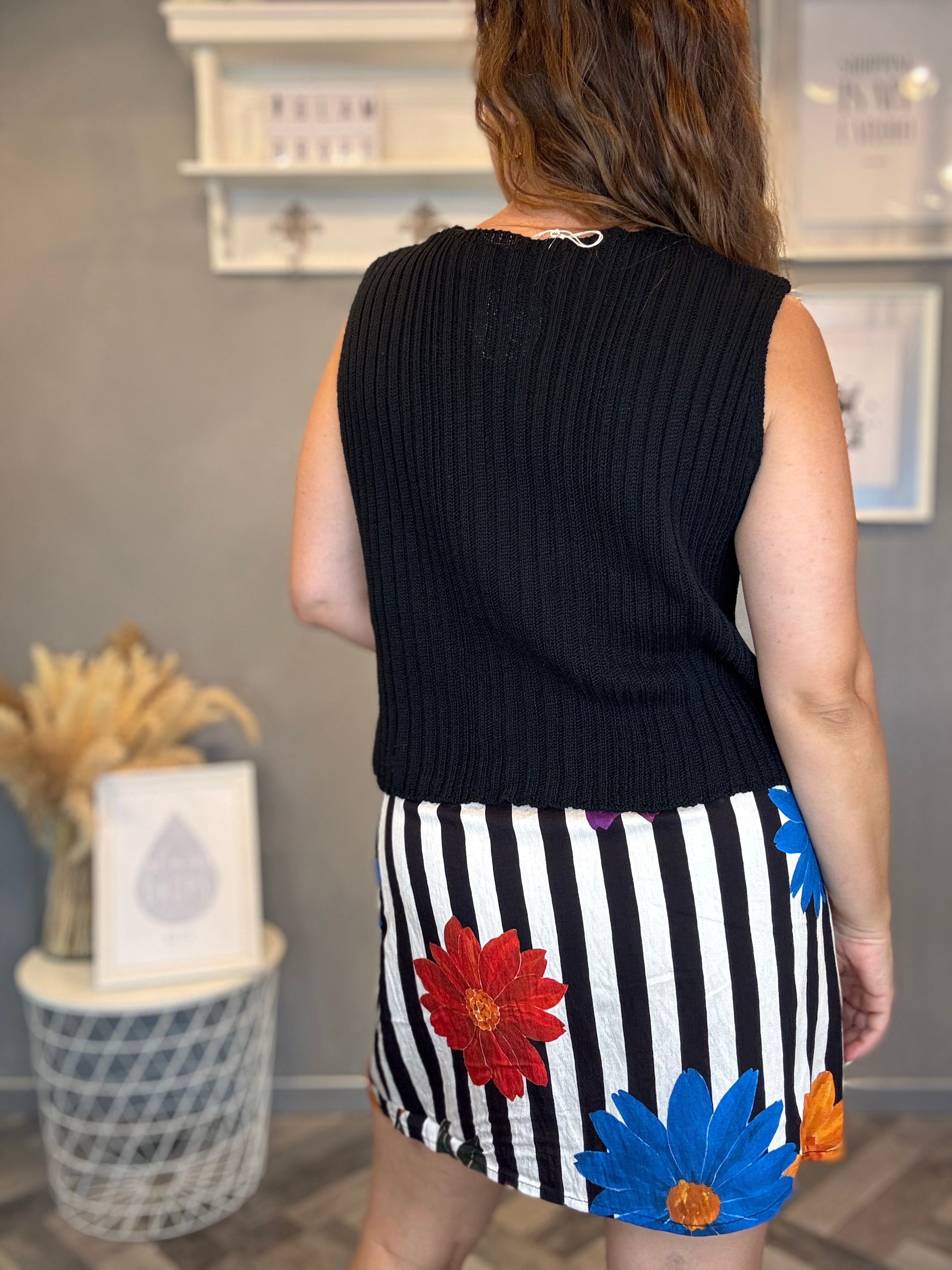 Gilet Alamari nero