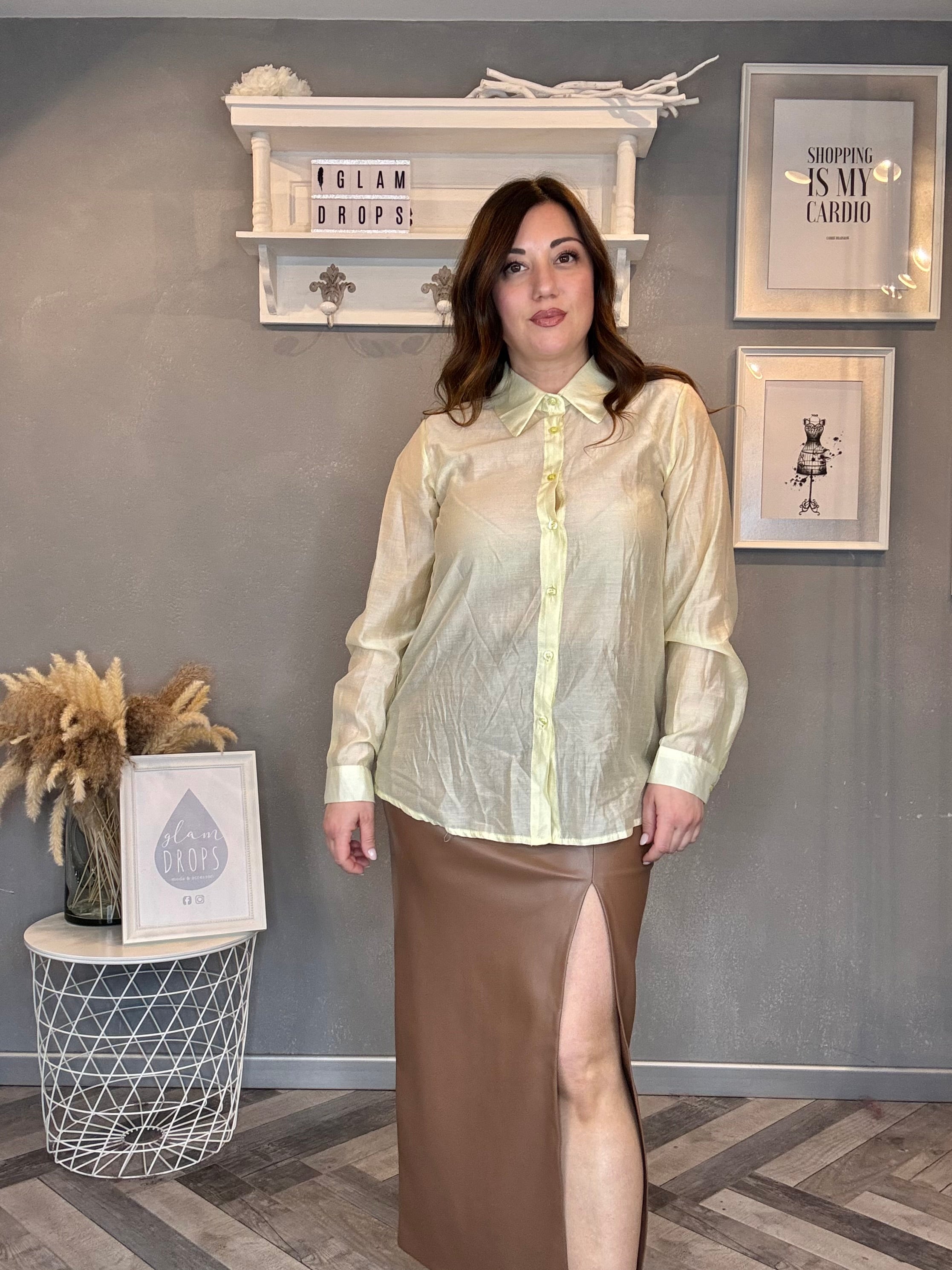 Camicia in tencel