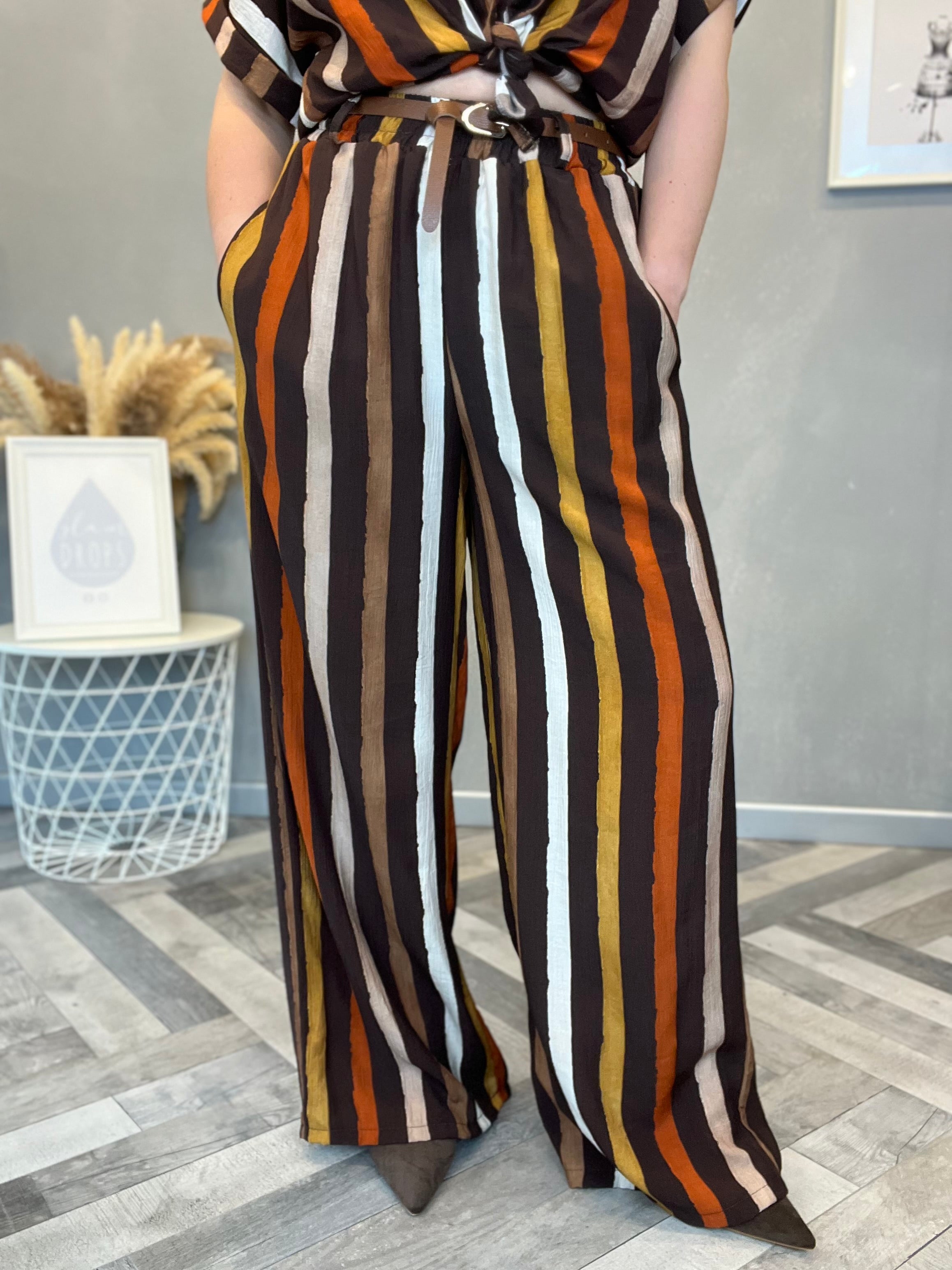 Coordinato righe Choco Sunset