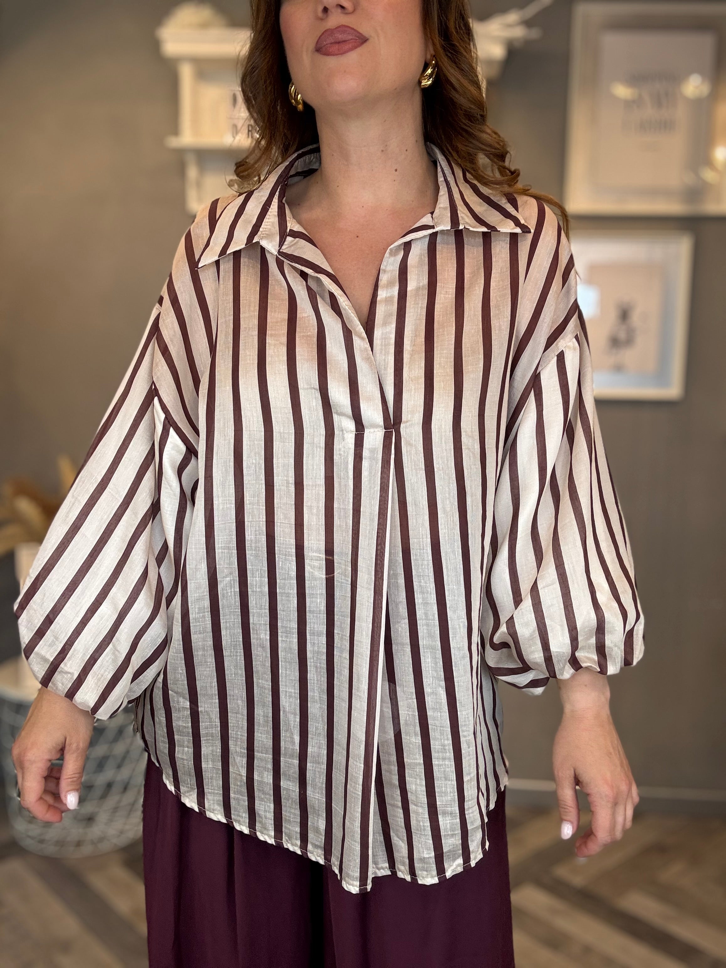 Blusa Riga Wine