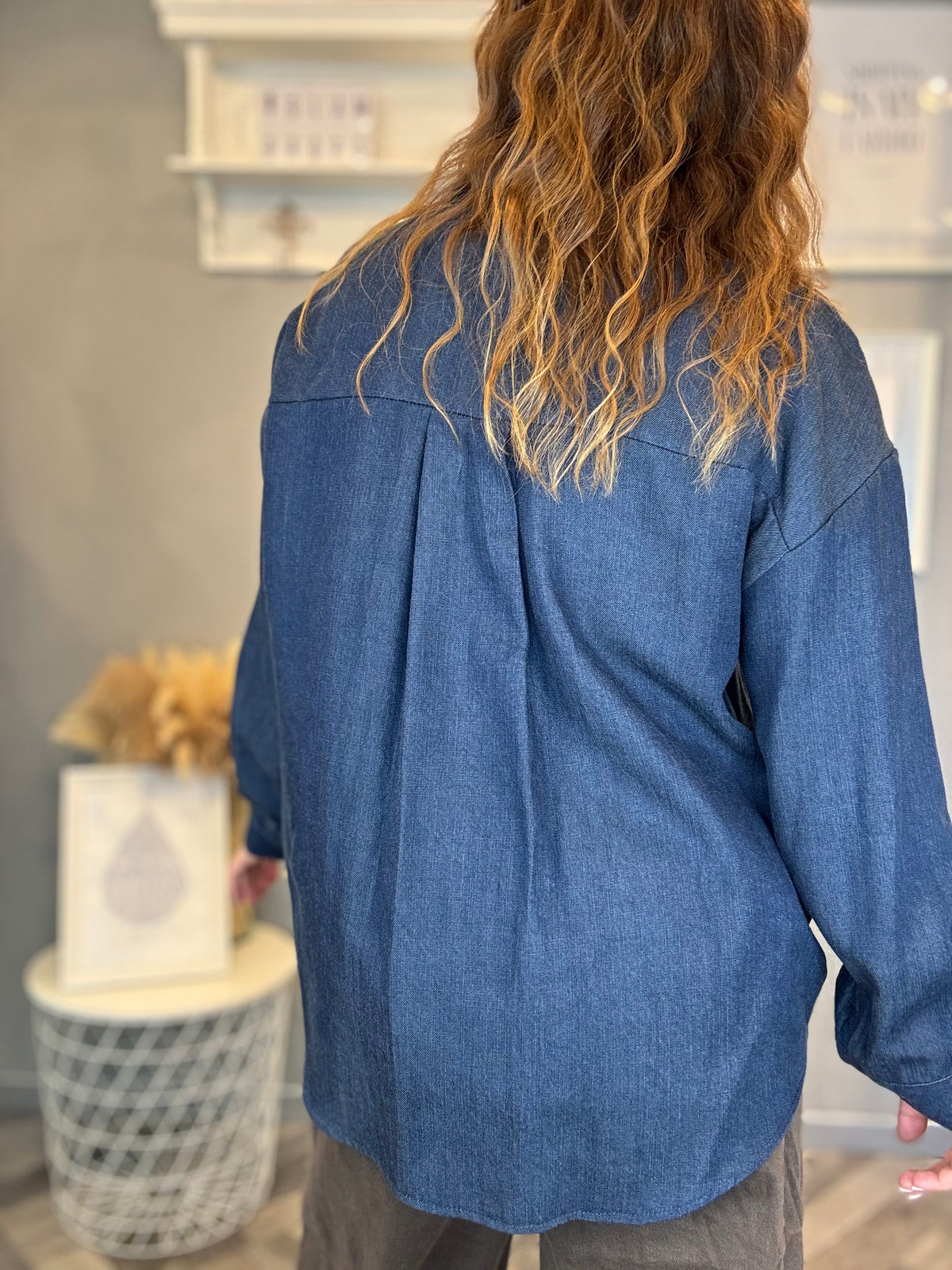 Camicia Sparkle Poket denim
