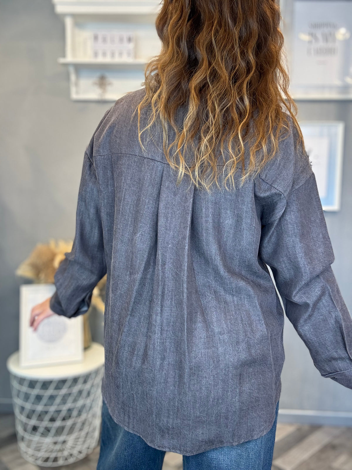 Camicia Sparkle Poket fango