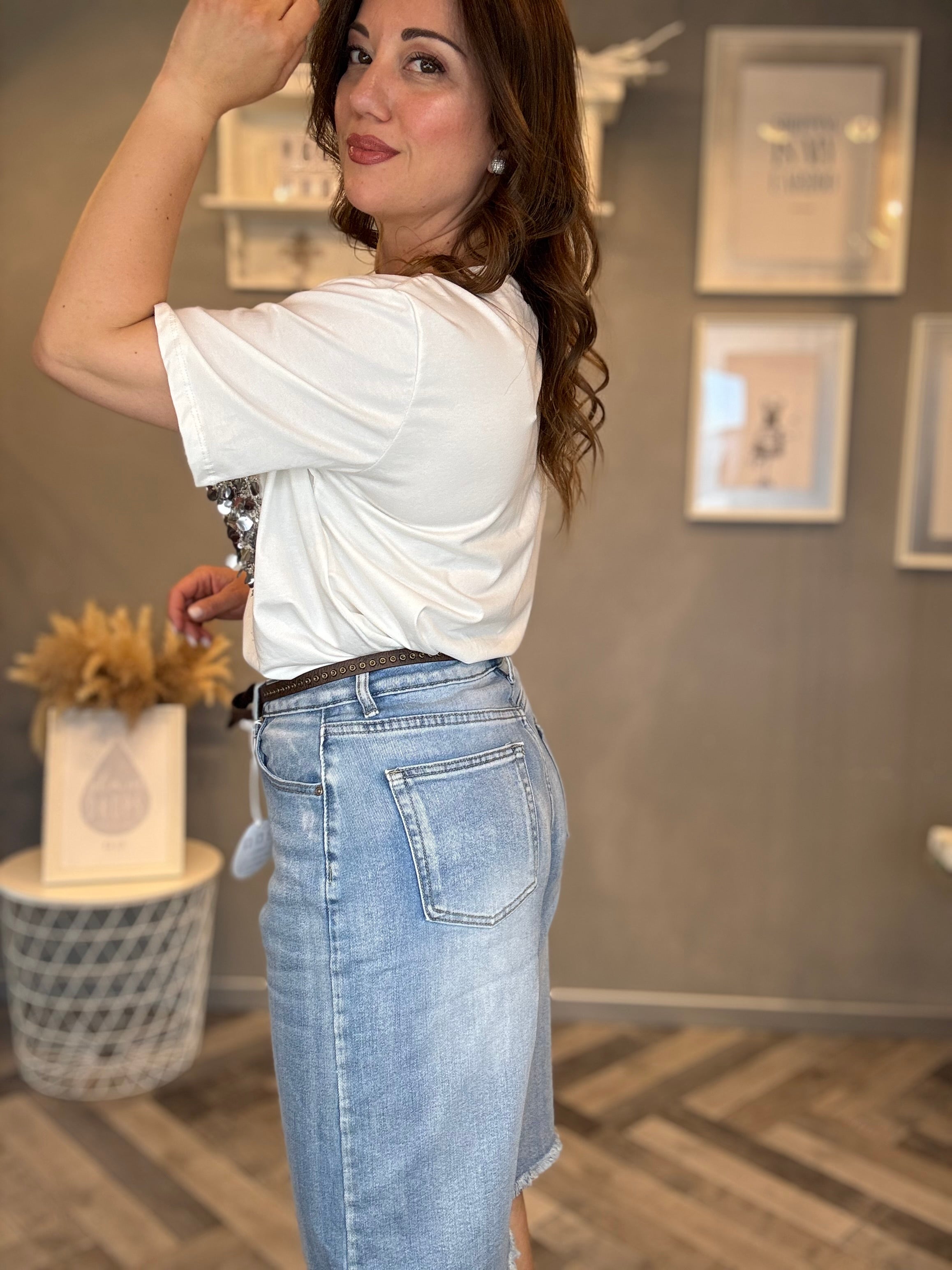 Bermuda di jeans