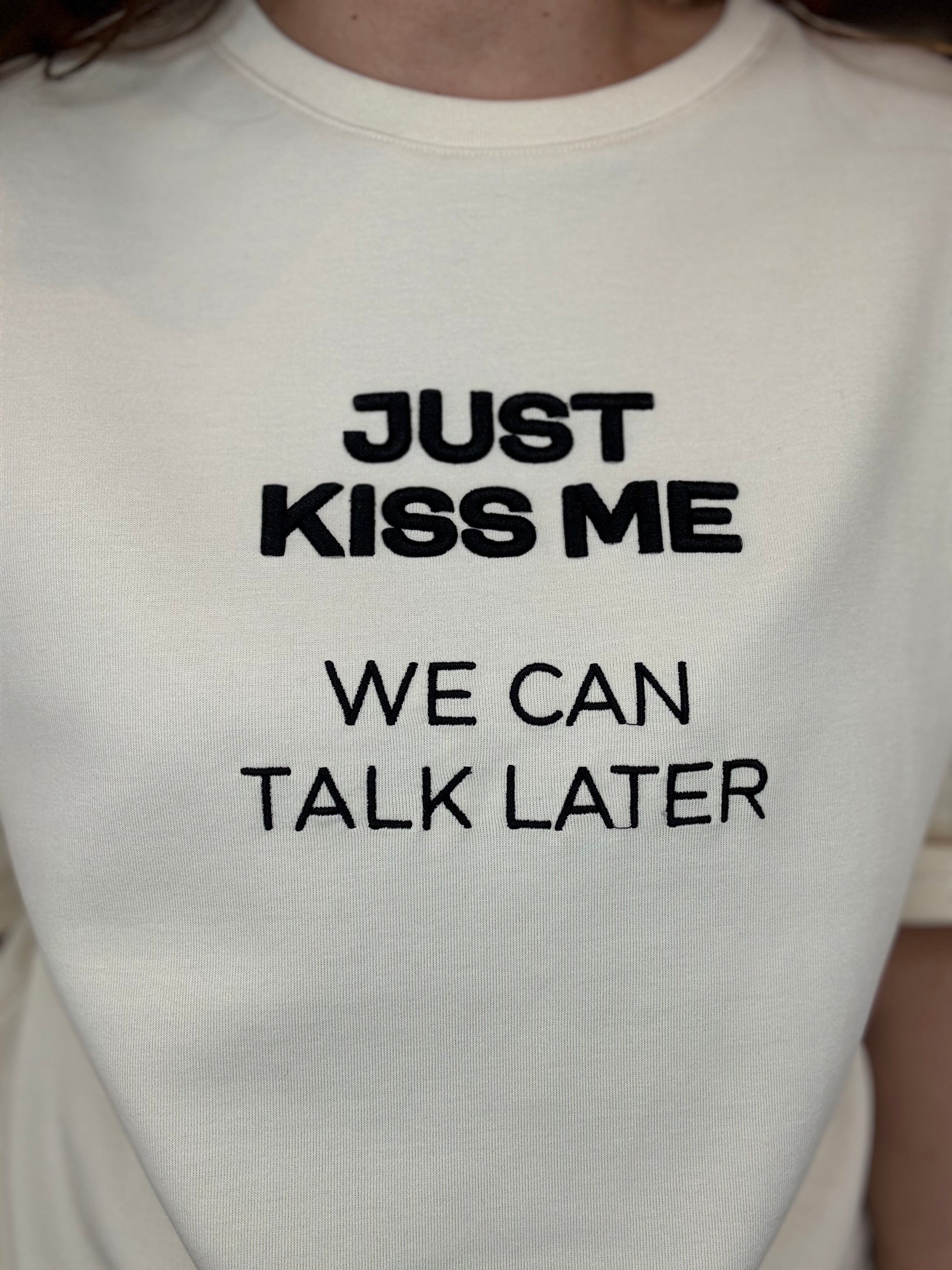 Lumina t-shirt Just kiss me burro