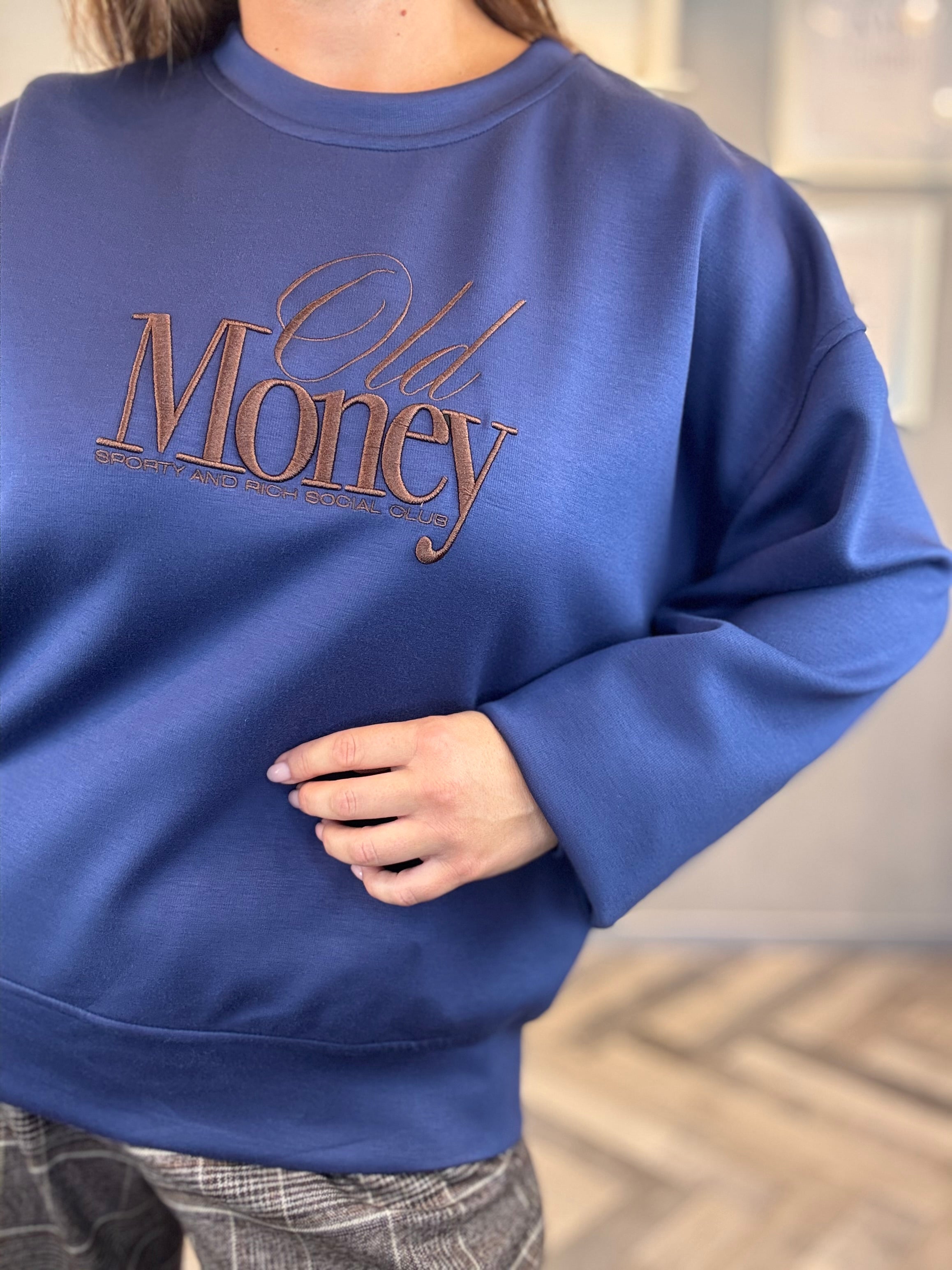 Lumina felpa Old Money blu