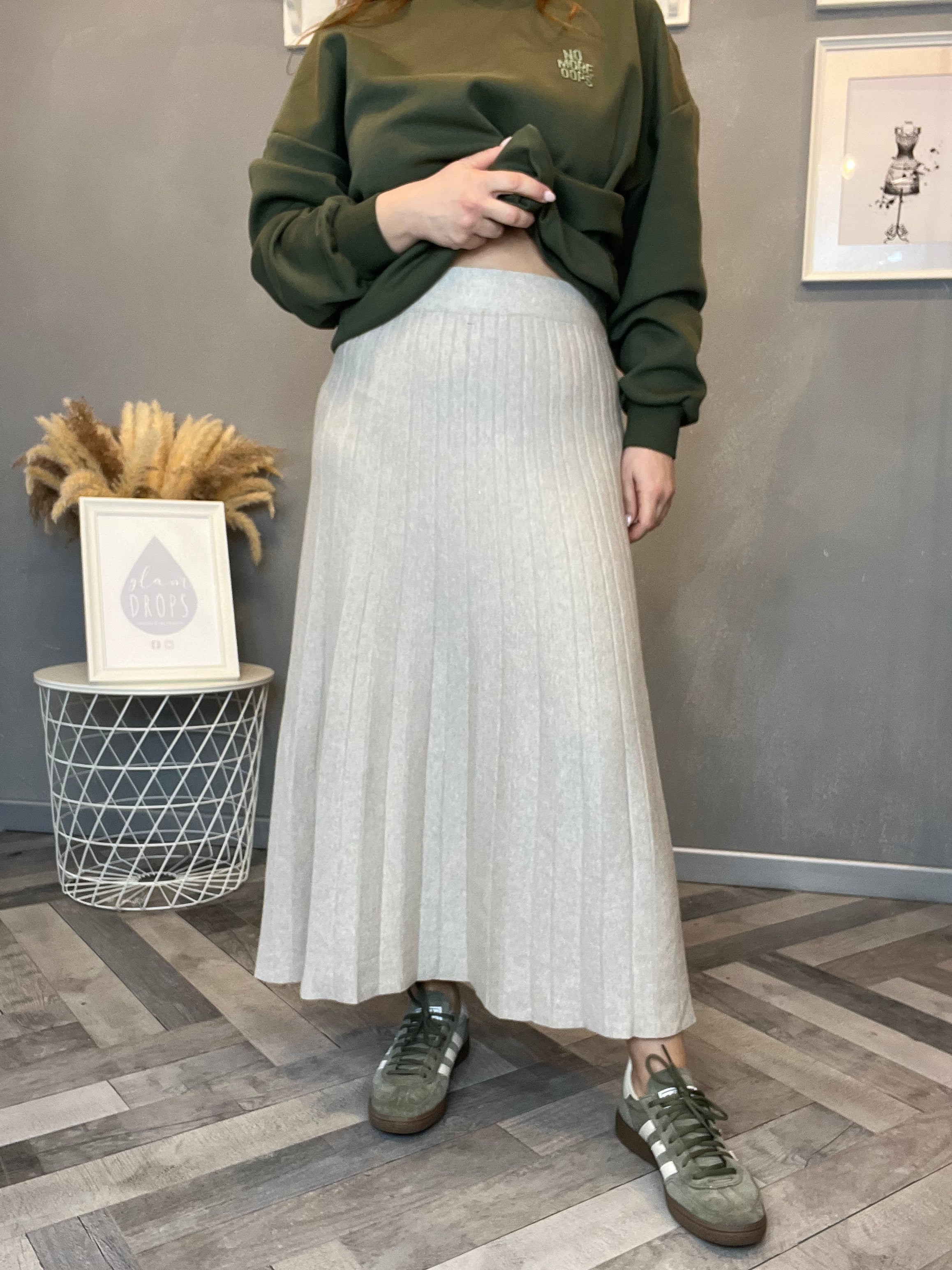 Gonna plissé morbida cacha