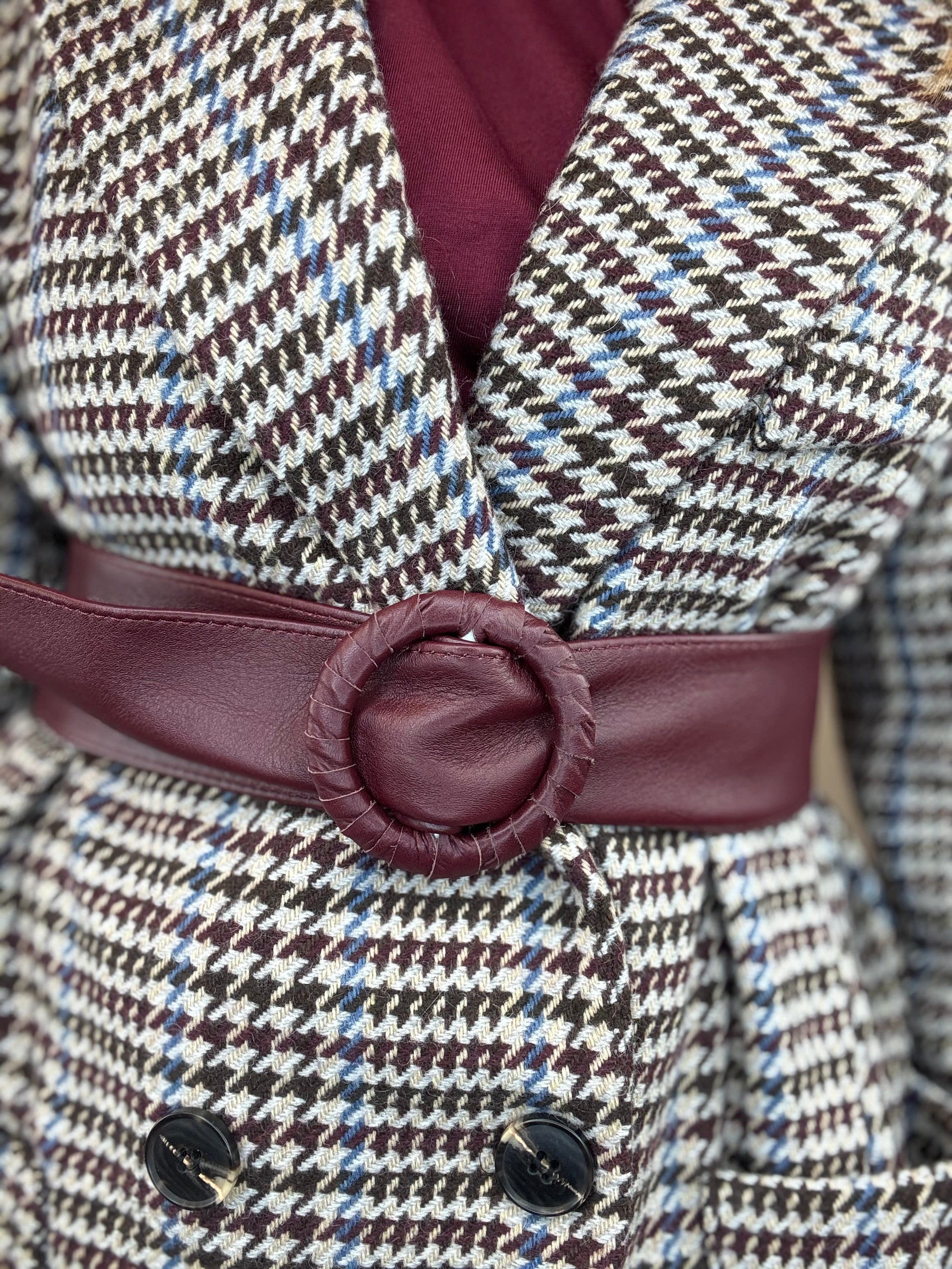 Cintura Cerchio Chic in vera pelle