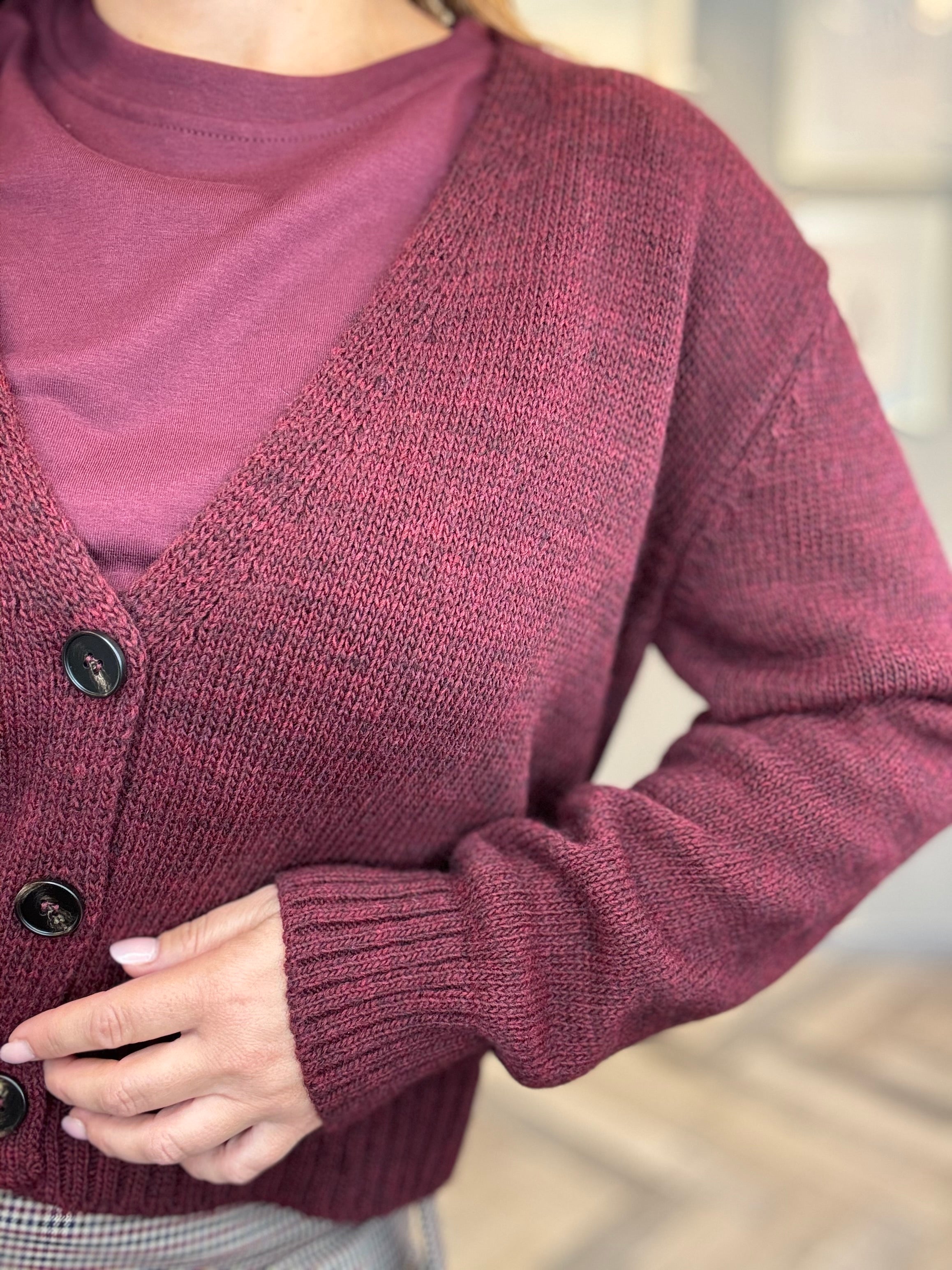 Cardigan a 3 bottoni