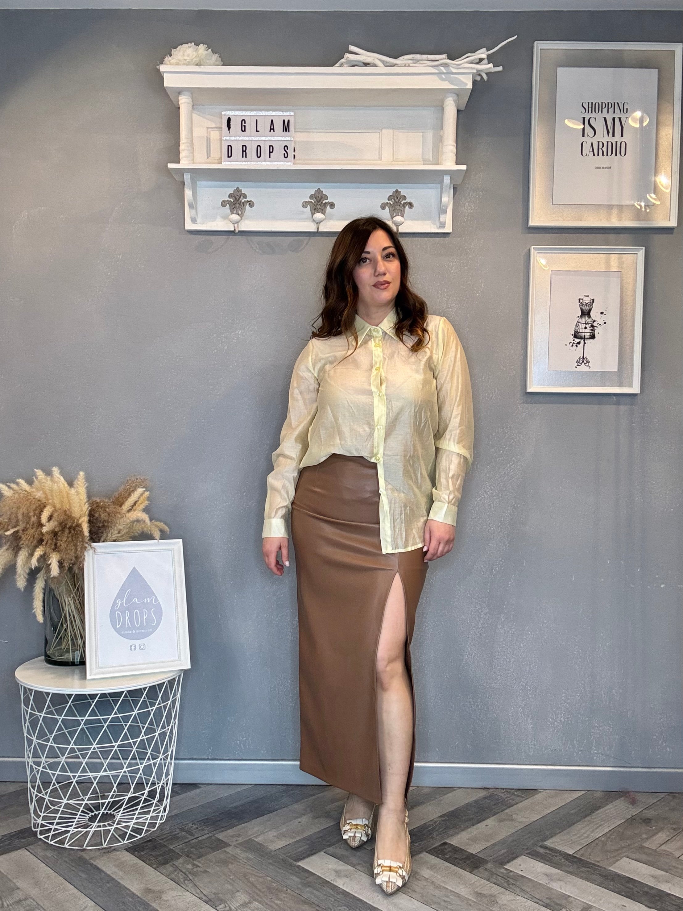 Camicia in tencel