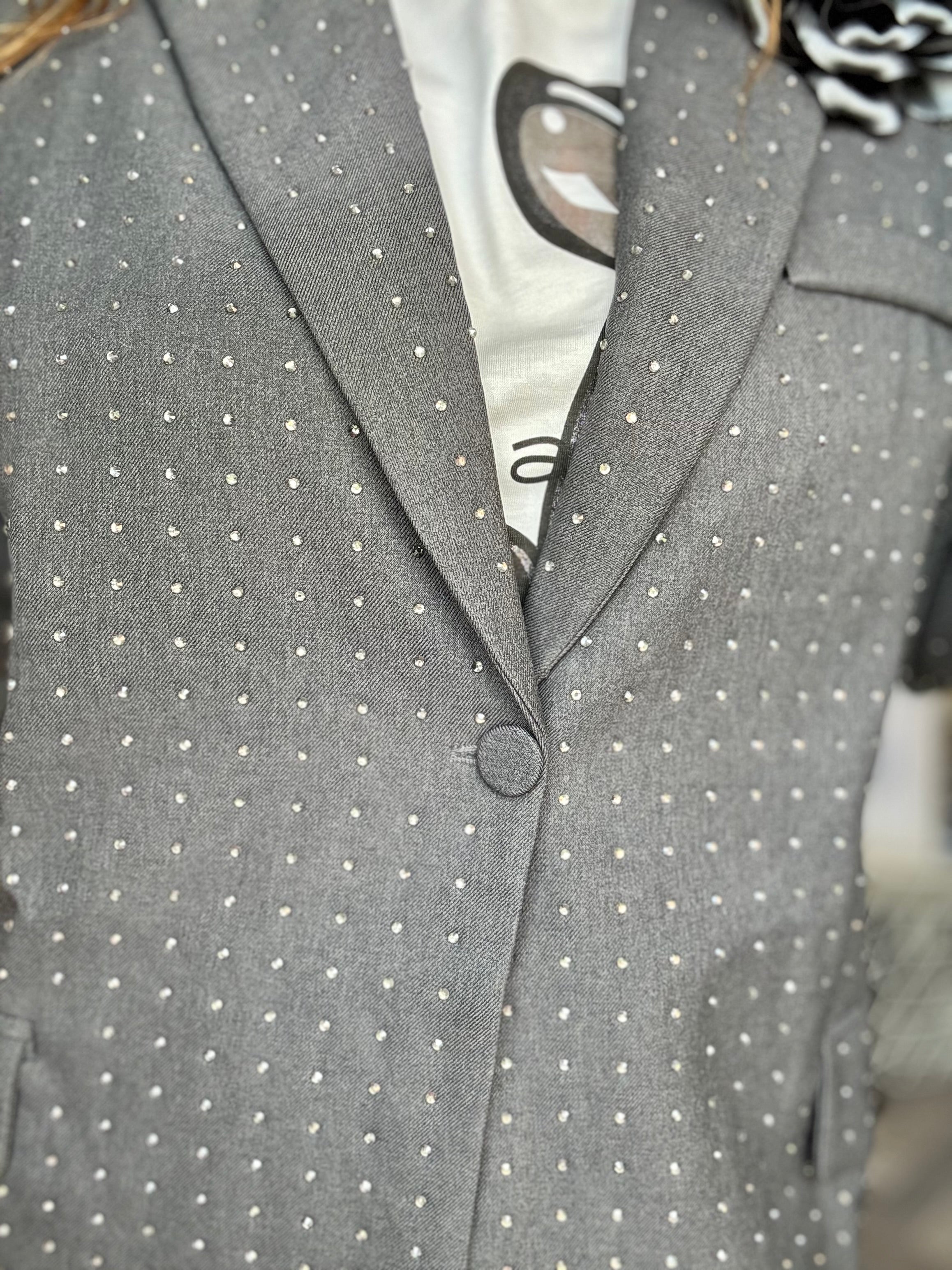 Blazer grey Diamonds