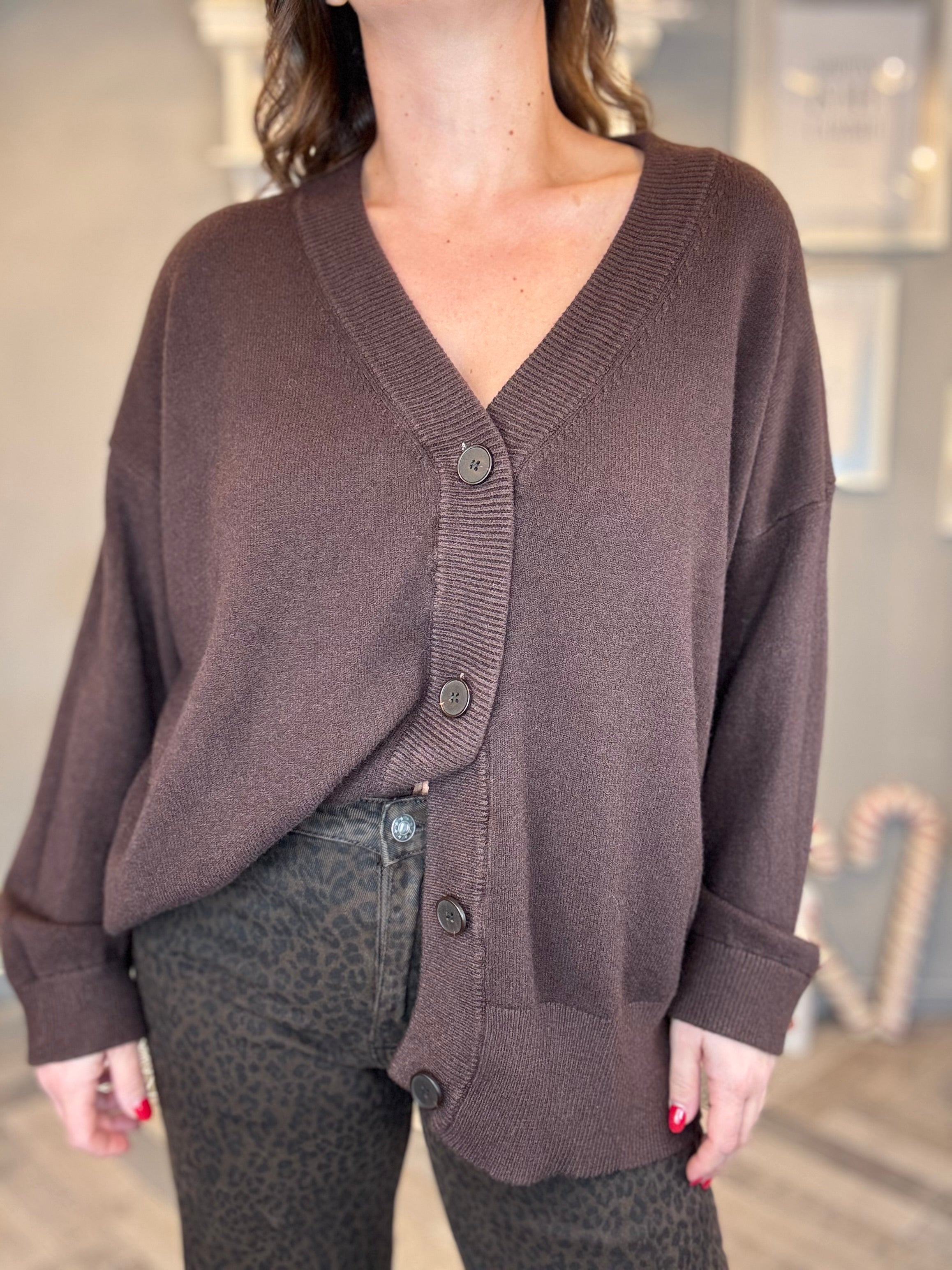 Cardigan lungo over