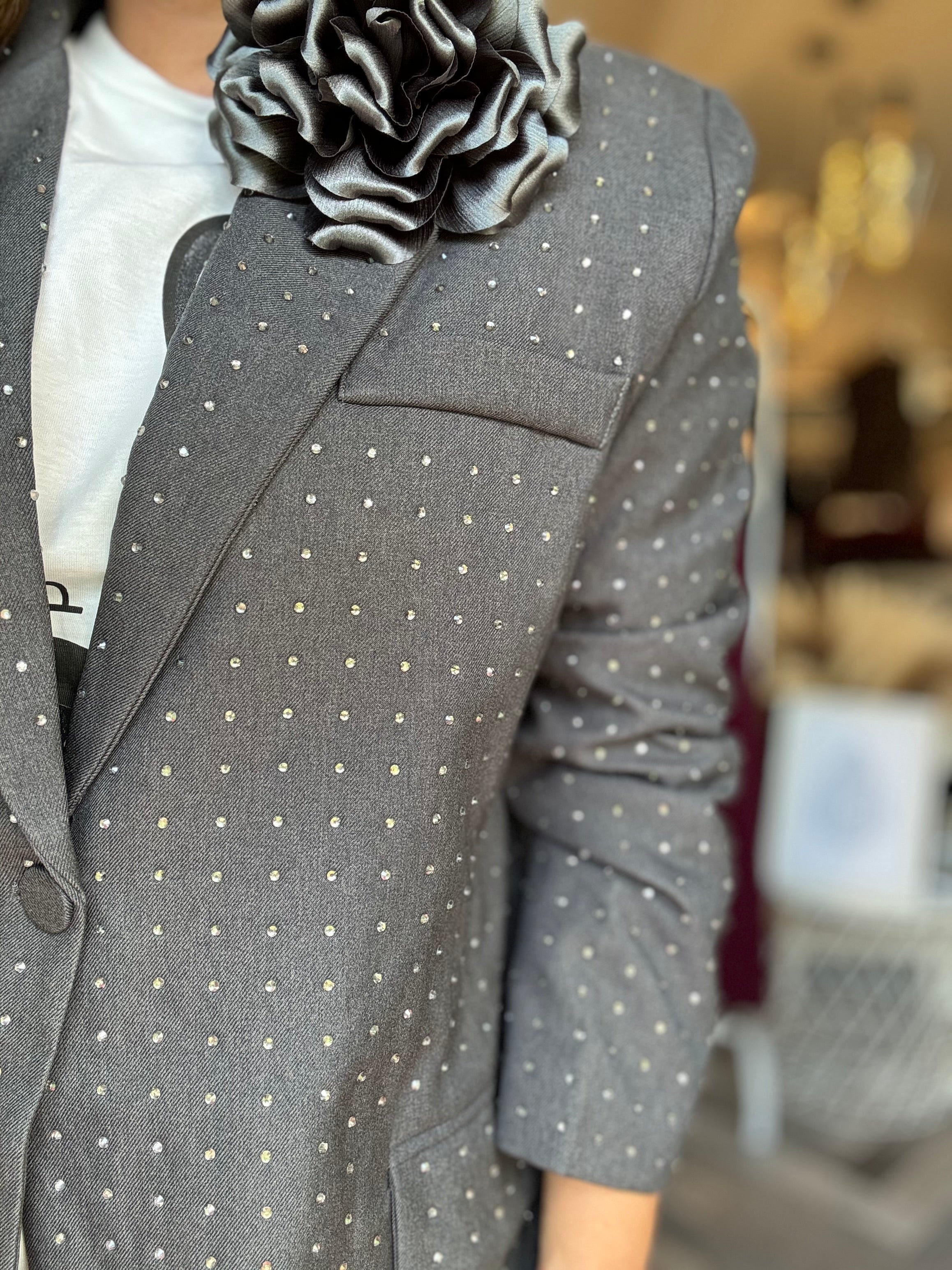 Blazer grey Diamonds